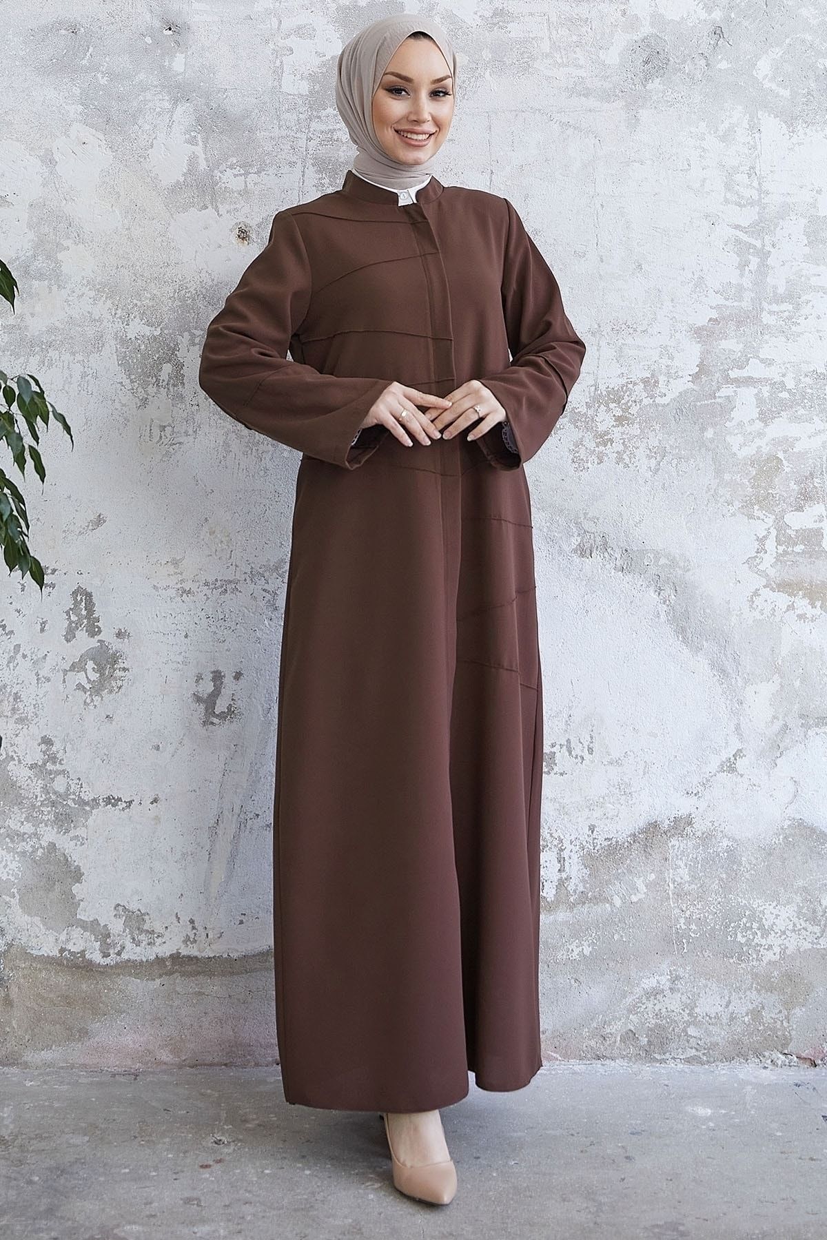 InStyle-Vzor potrubí ze slonoviny Abaya - Hnědá 1
