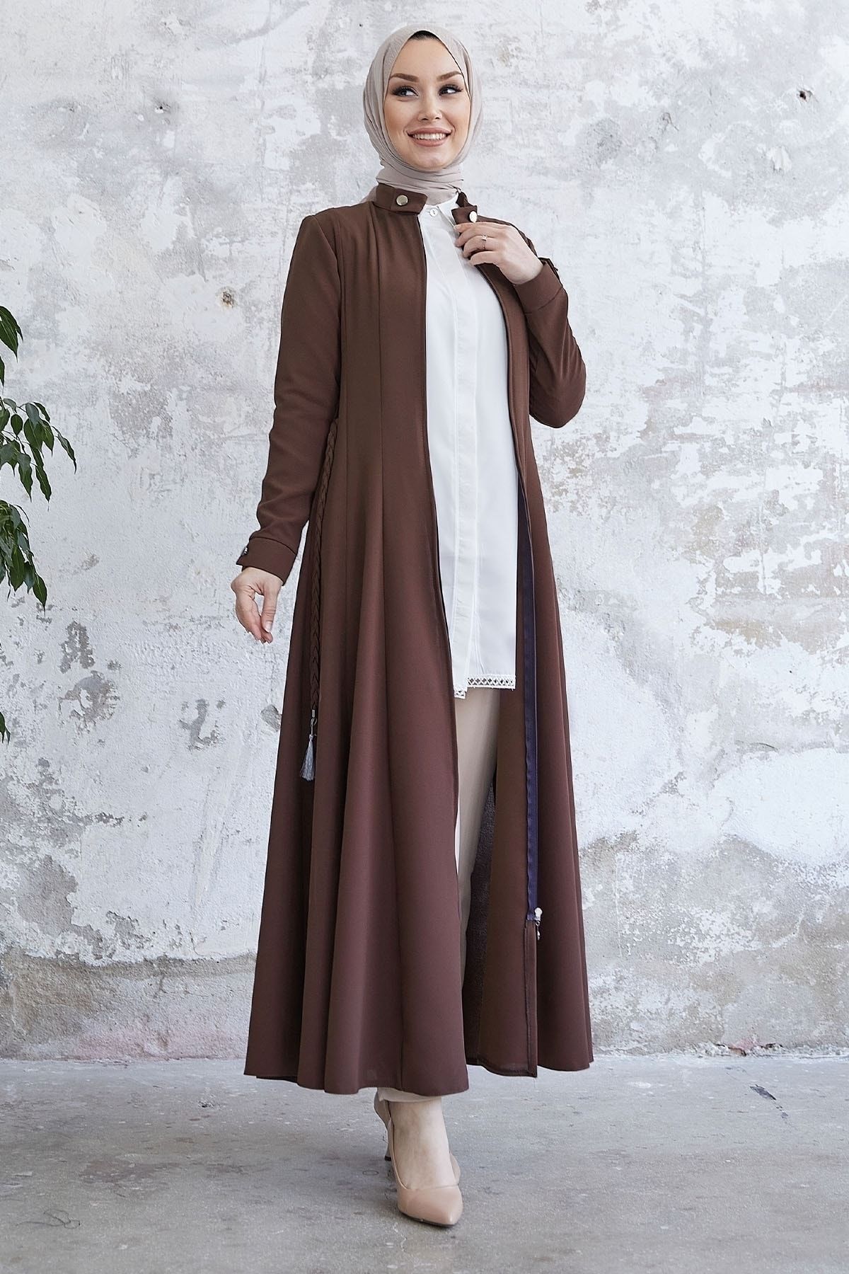 InStyle-Vzor potrubí ze slonoviny Abaya - Hnědá 4