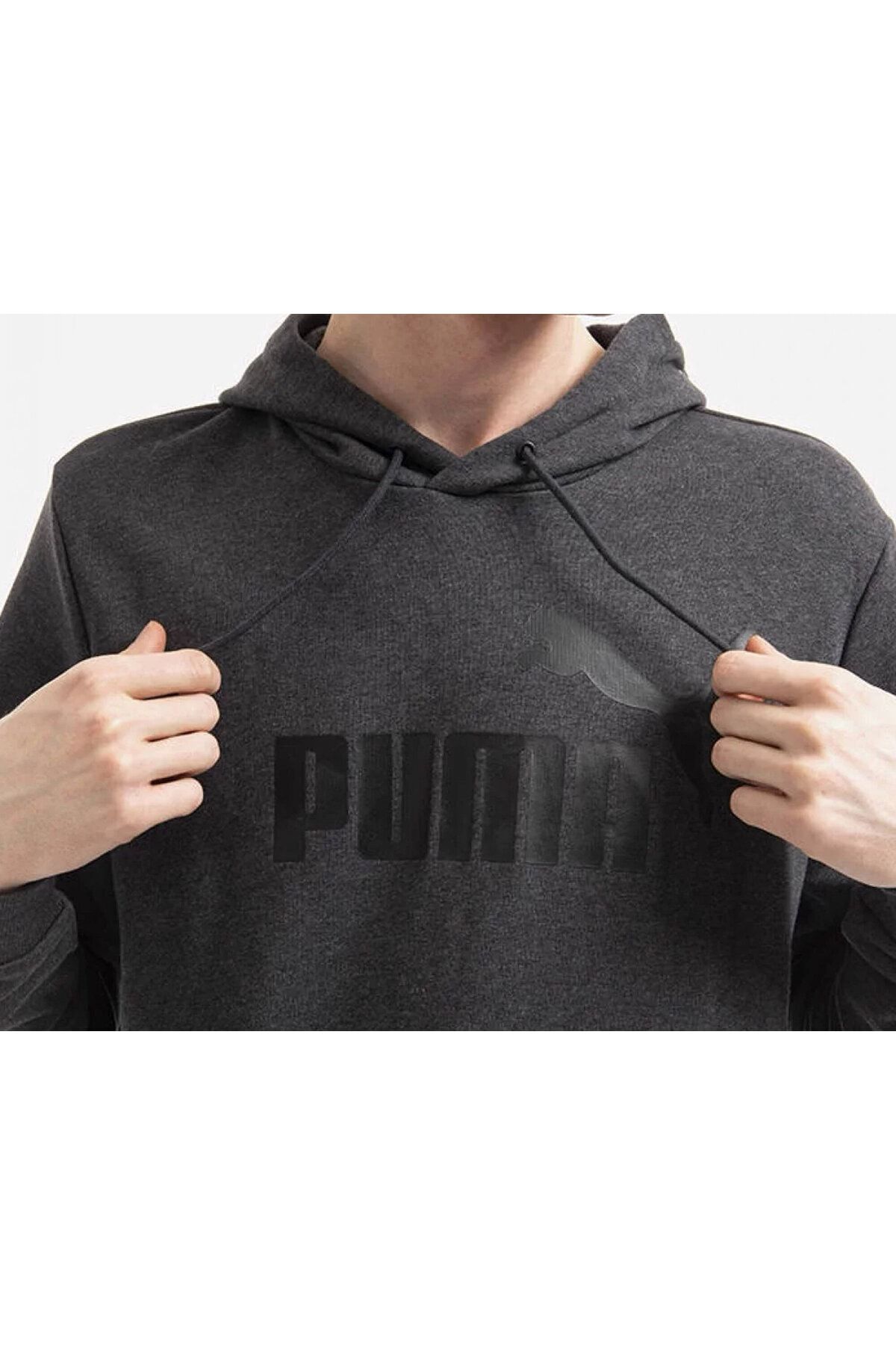 Dark grey online puma hoodie