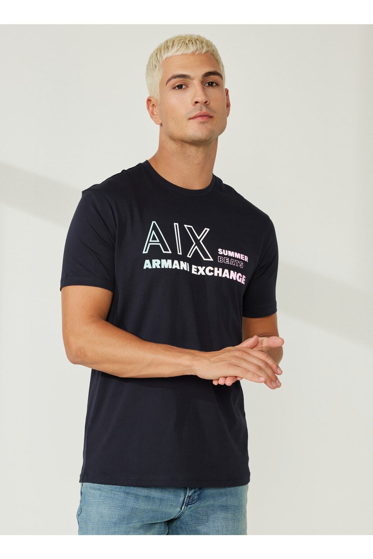 آرمانی اکسچنج کفش کتانی مردانه سرمهای تیره XUX242 آرمانی اکسچنج کفش کتانی مردانه سرمهای تیره XUX242