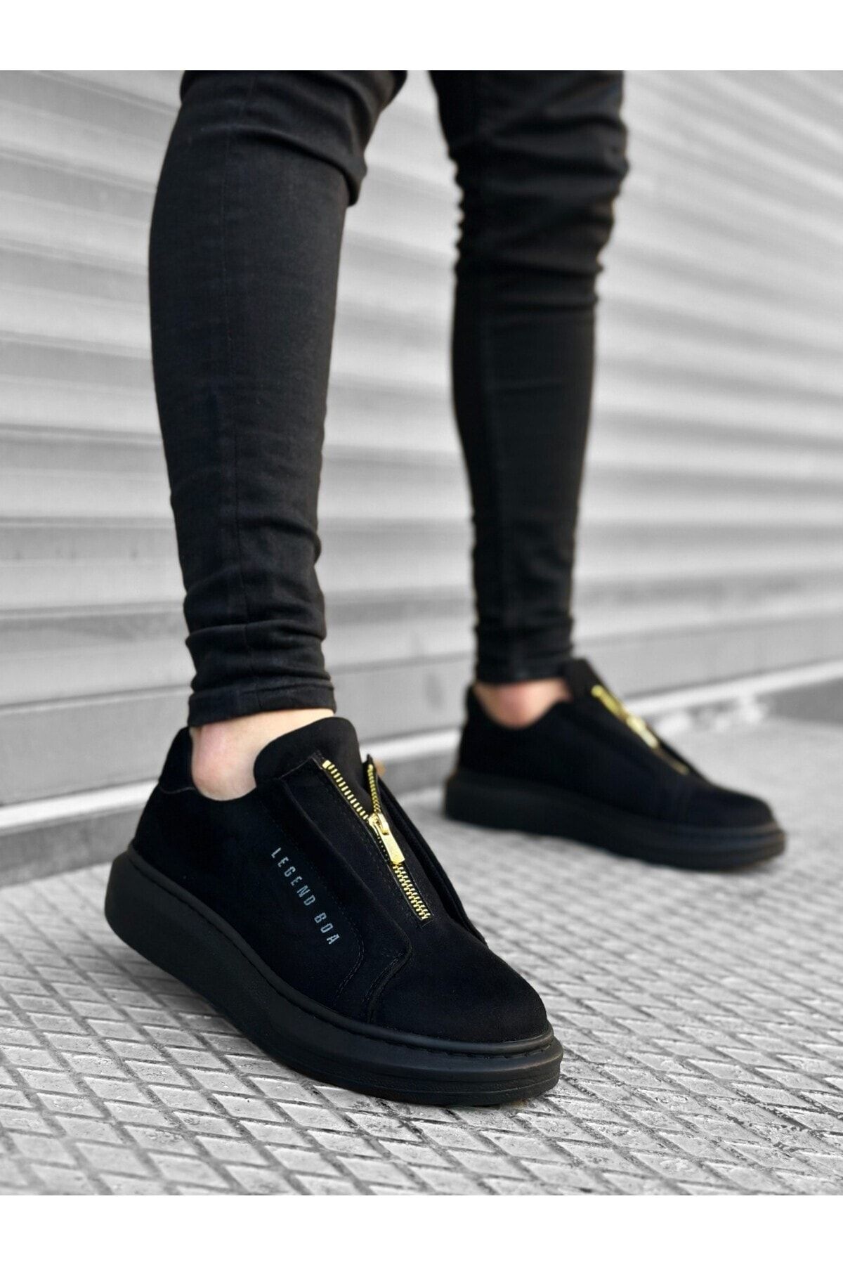 Laviovil Sneakers Black Flat Trendyol