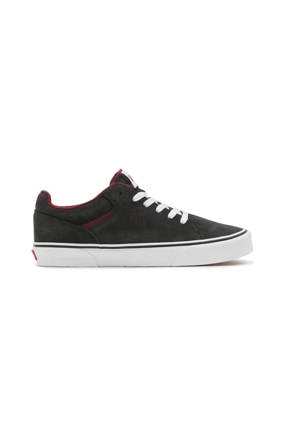 Gray and on sale red vans