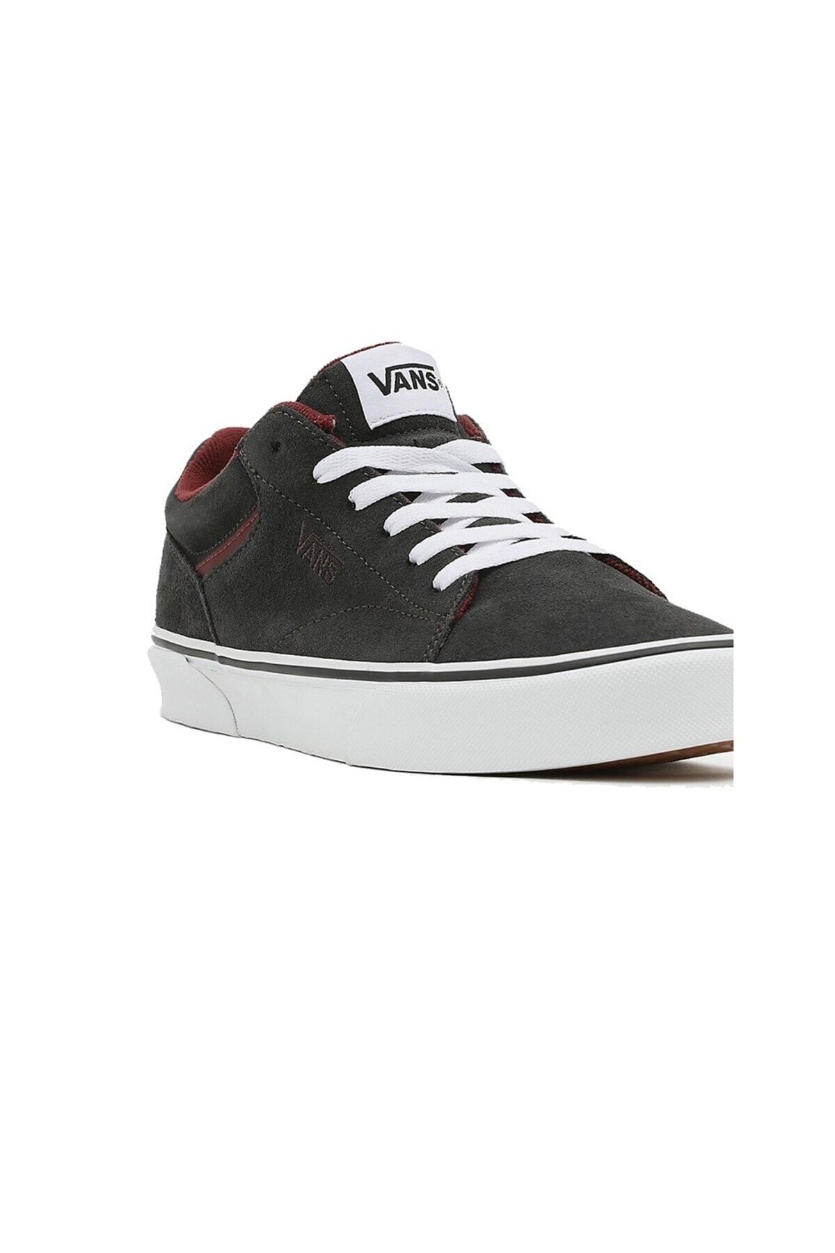 Gray and hotsell red vans