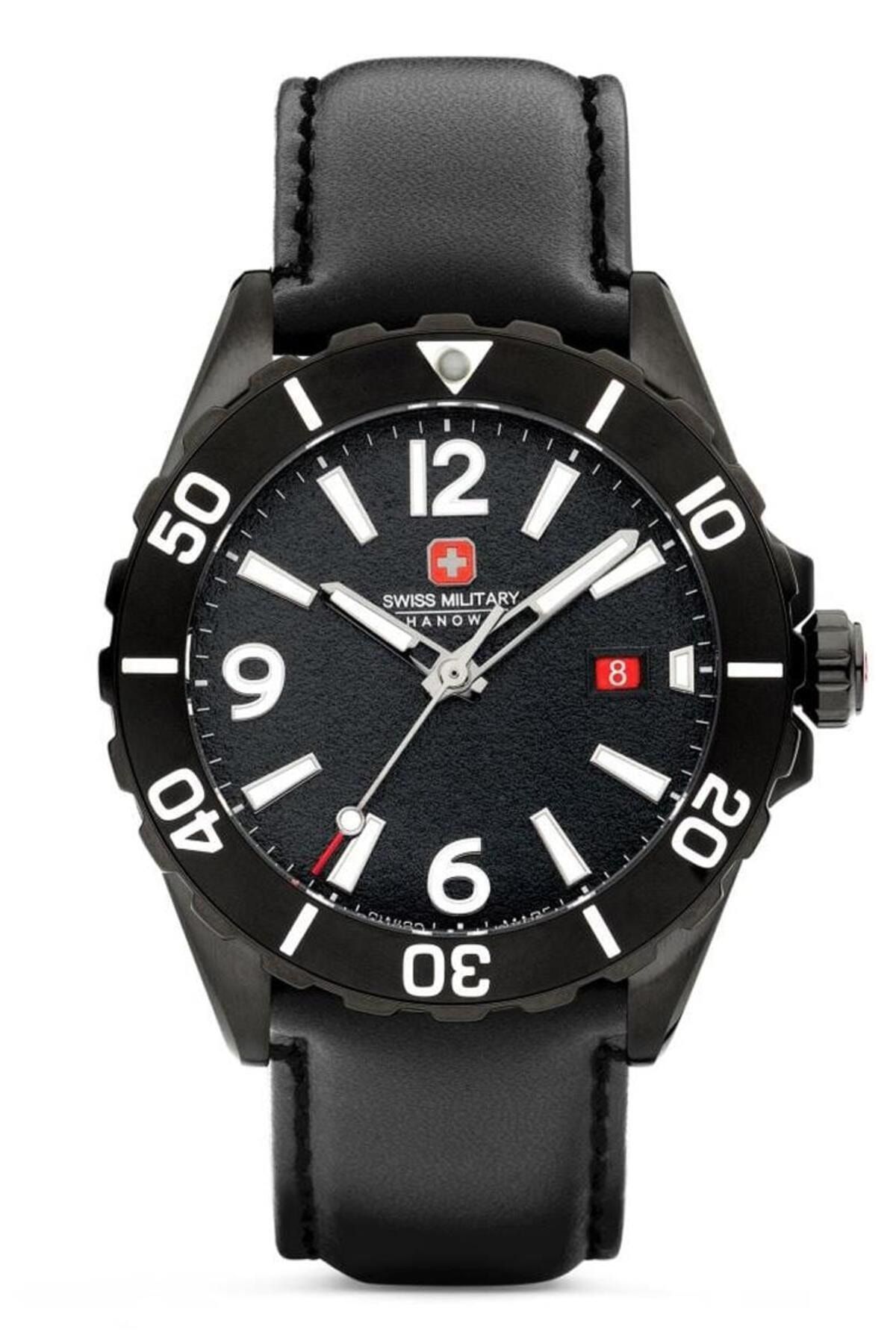 Swiss military watch black cheap