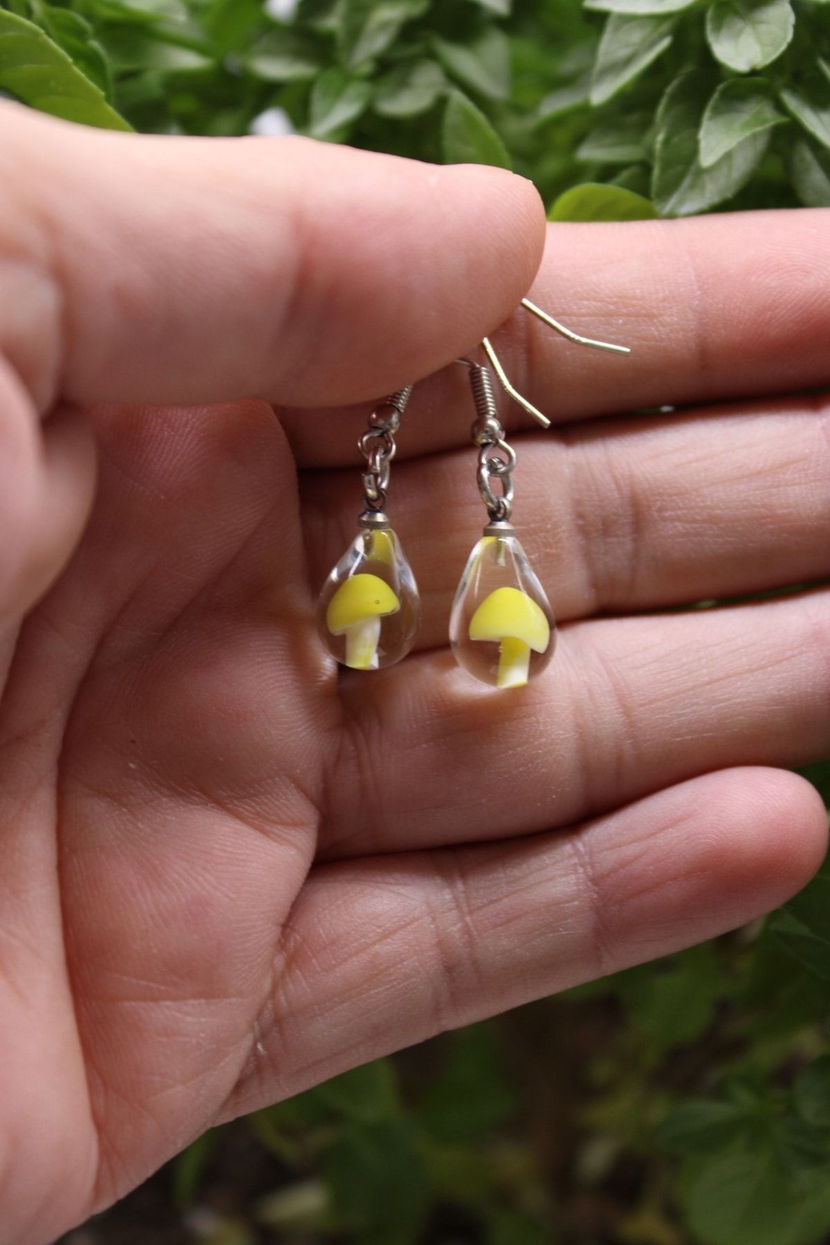 Light yellow earrings deals