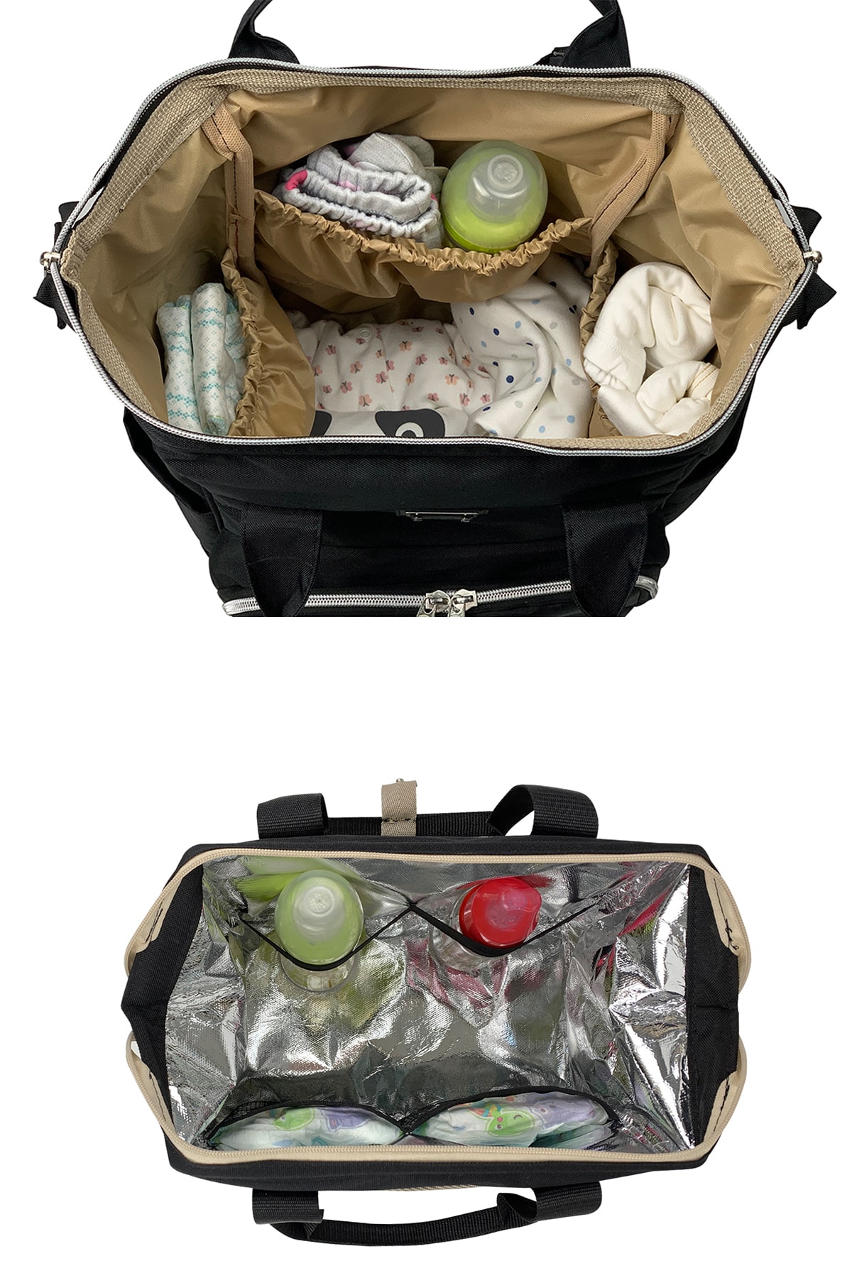 Stylo Paris Anne Bebek Bakım Çantası ve Isı Yalıtımlı Beach Bag Termos Çanta-2'li Takım fotoğrafı 6 (önizleme)