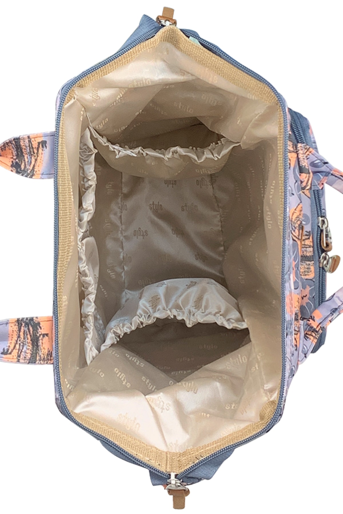 Stylo Paris Anne Bebek Bakım Çantası ve Isı Yalıtımlı Beach Bag Termos Çanta-2'li Takım fotoğrafı 7 (önizleme)