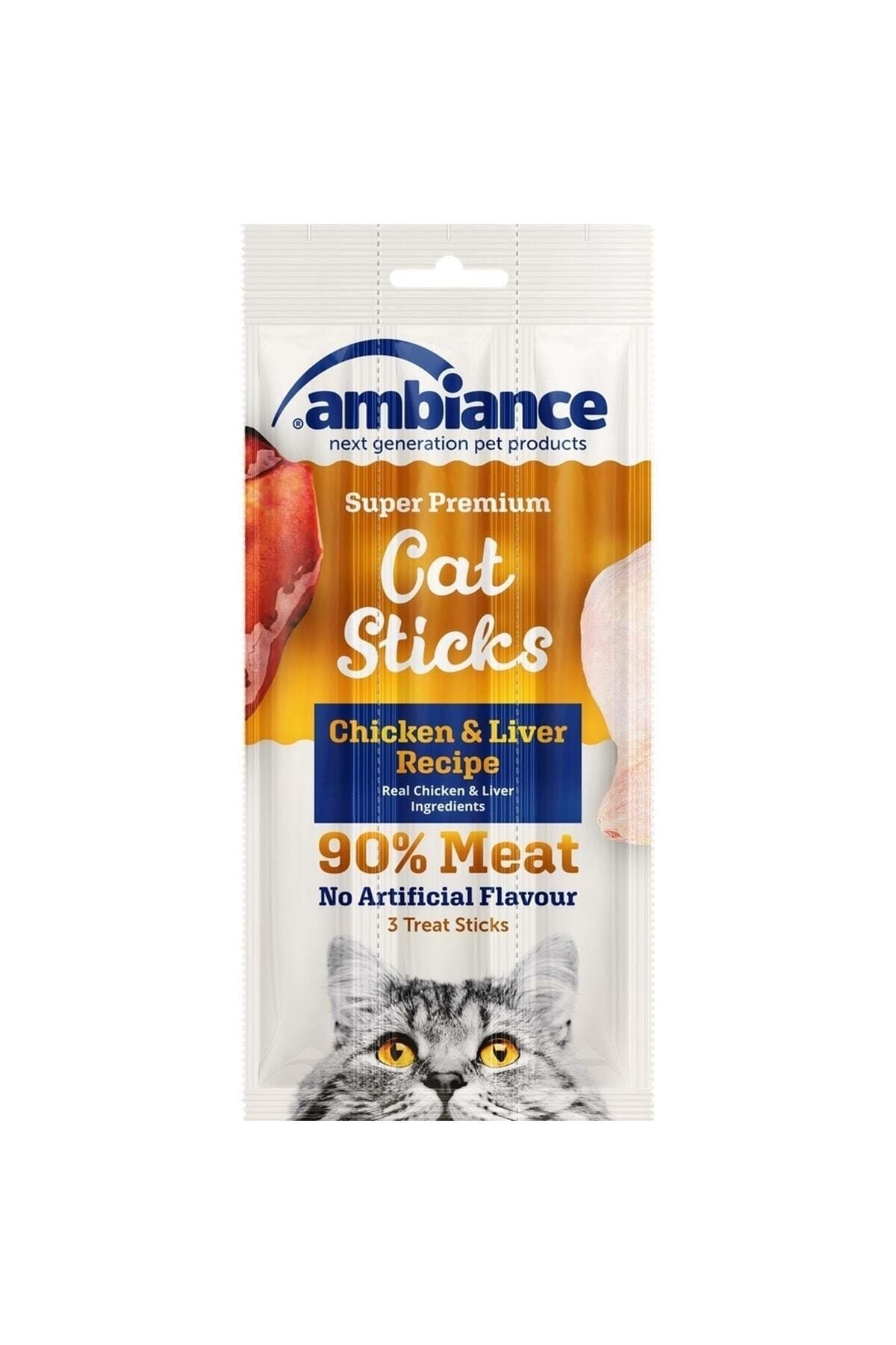 Ambiance Tavuk Ve Ciğerli Kedi Ödül Maması Sticks 3 X 5 gr Fiyatı