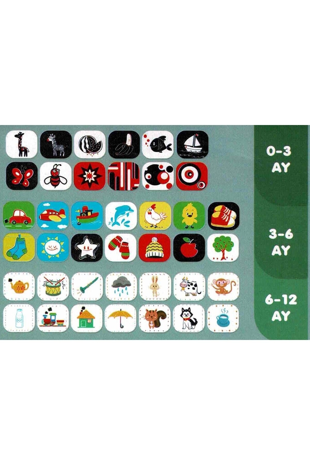 Sincap Kitap Bebeğim Öğreniyor İlk Kartlarım - 0-12 Ay fotoğrafı 2 (önizleme)