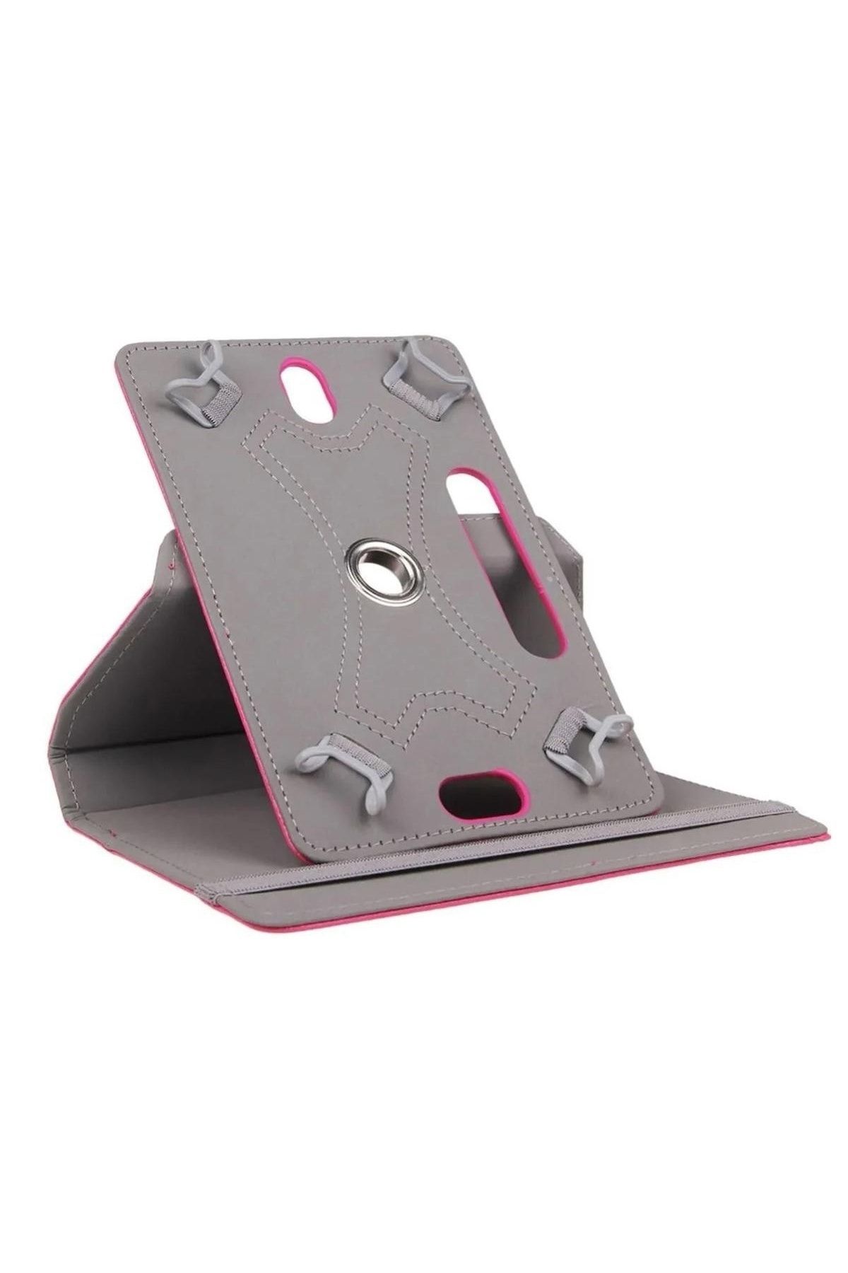 DUHALINE-Samsung Galaxy Tab SM-T510 10.1'' Compatible Universal Tablet Case with Rotating Stand + Touch Pen 5