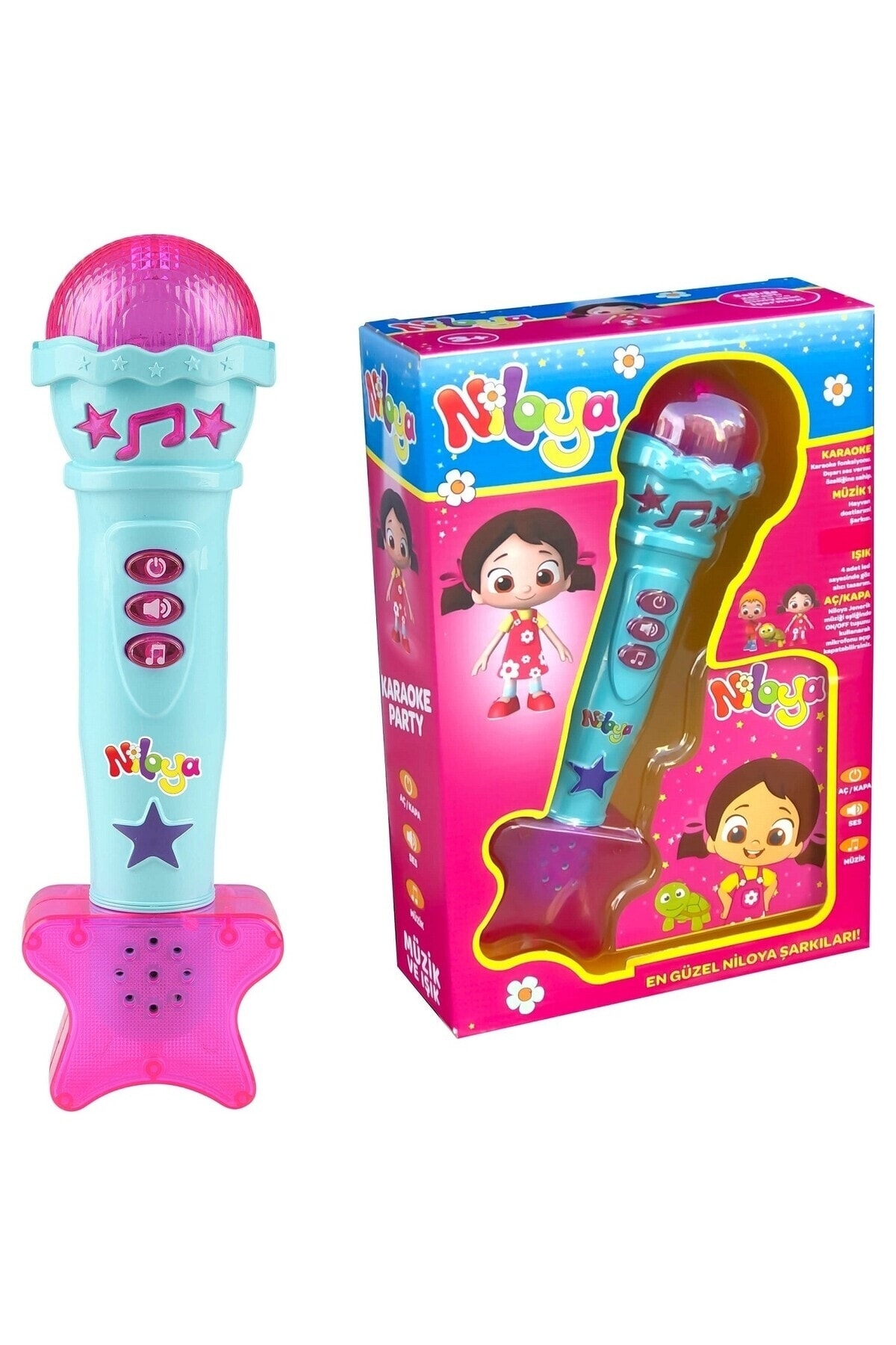 Mega Niloya Müzikli ve Işıklı Mikrofon - Fiyatı, Yorumları