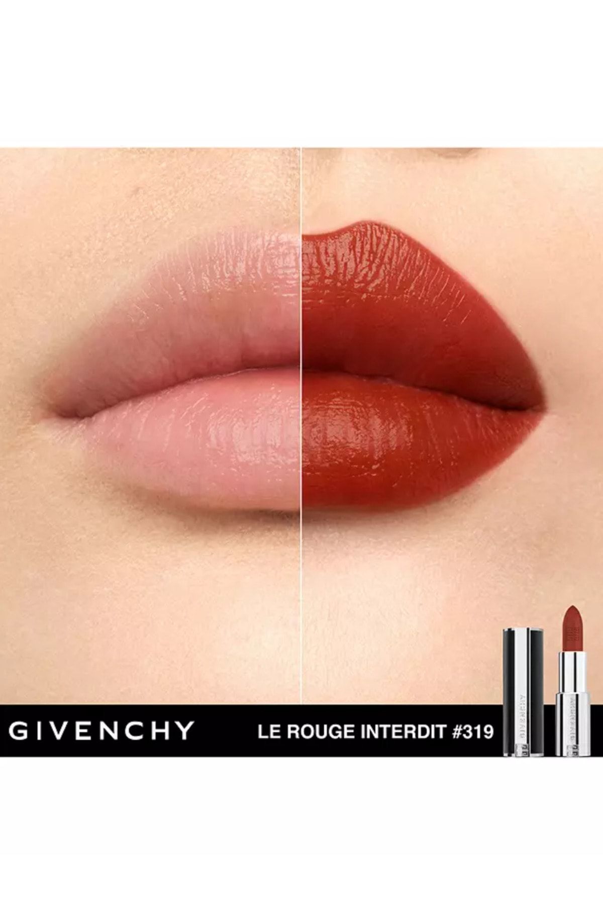 Givenchy لوازم آرایشی مات رژ مخملی انتردیت اینتنس ساتن
