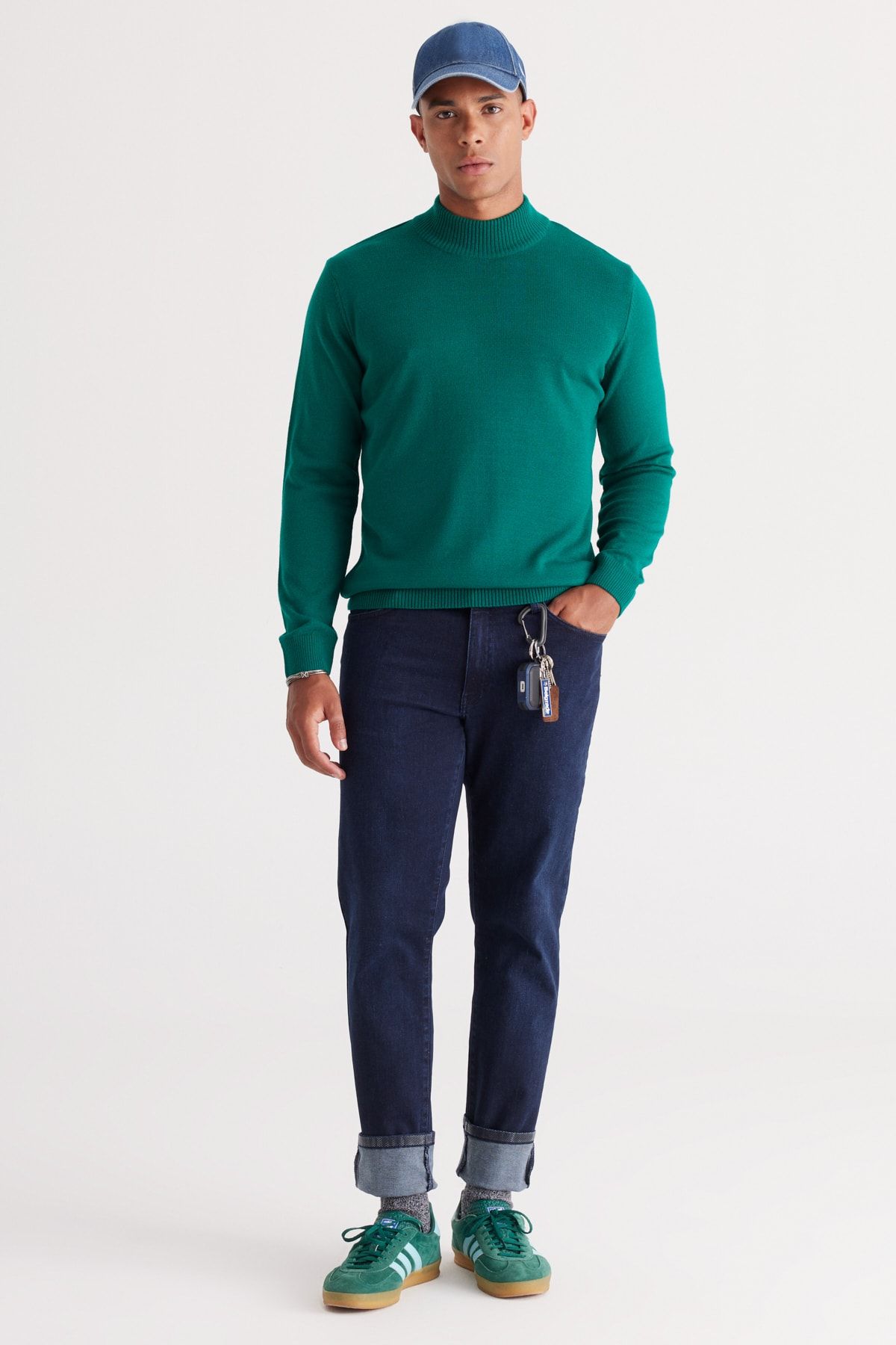 Dark green turtleneck outlet mens