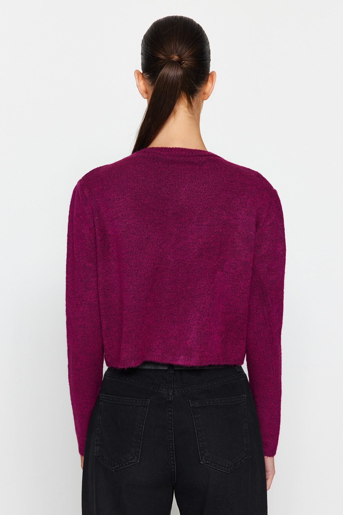 Dark hot sale mauve cardigan