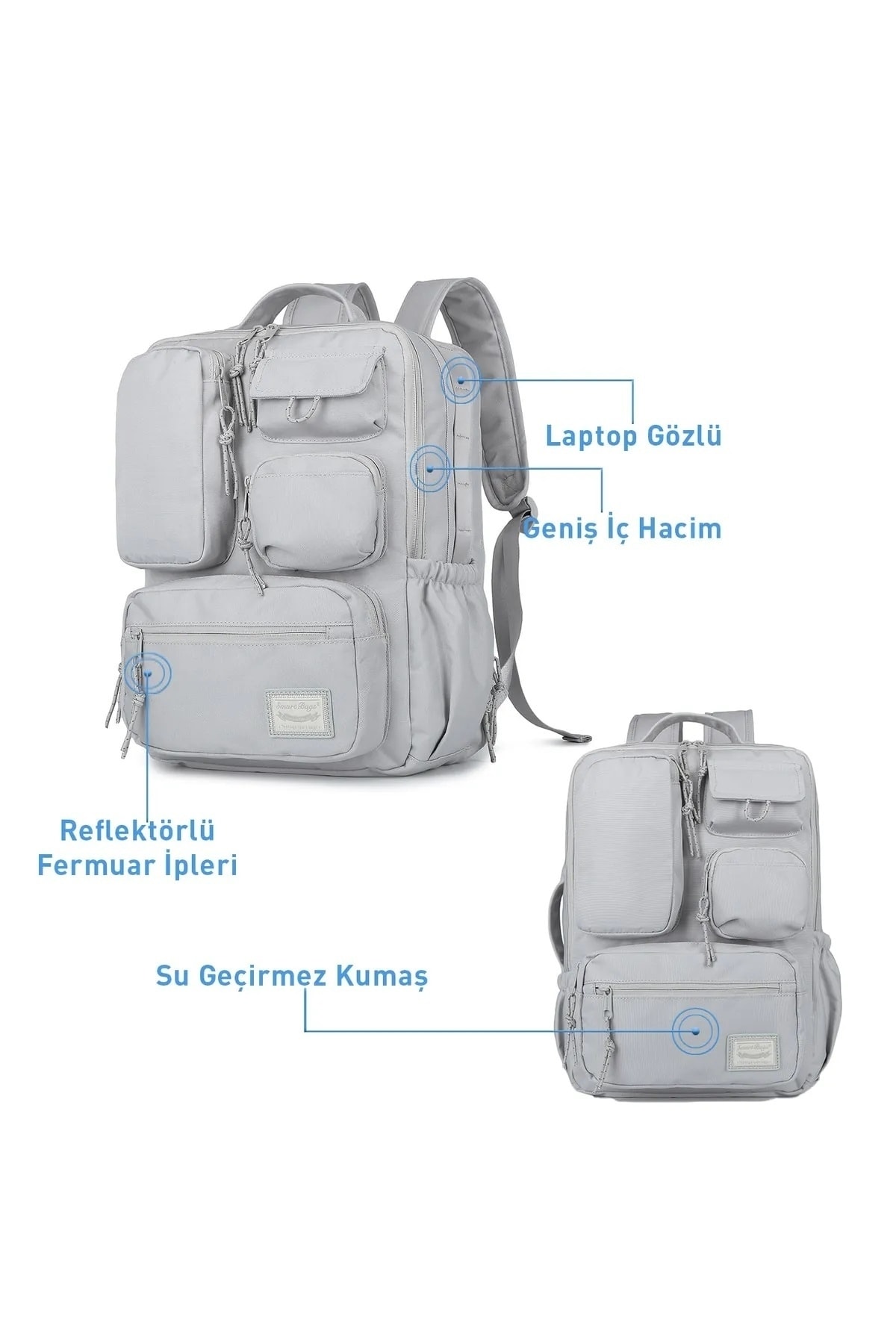 کوله پشتی زنانه مشکی Dias avm | smartbags-3210 اورجینال - تصویر 5