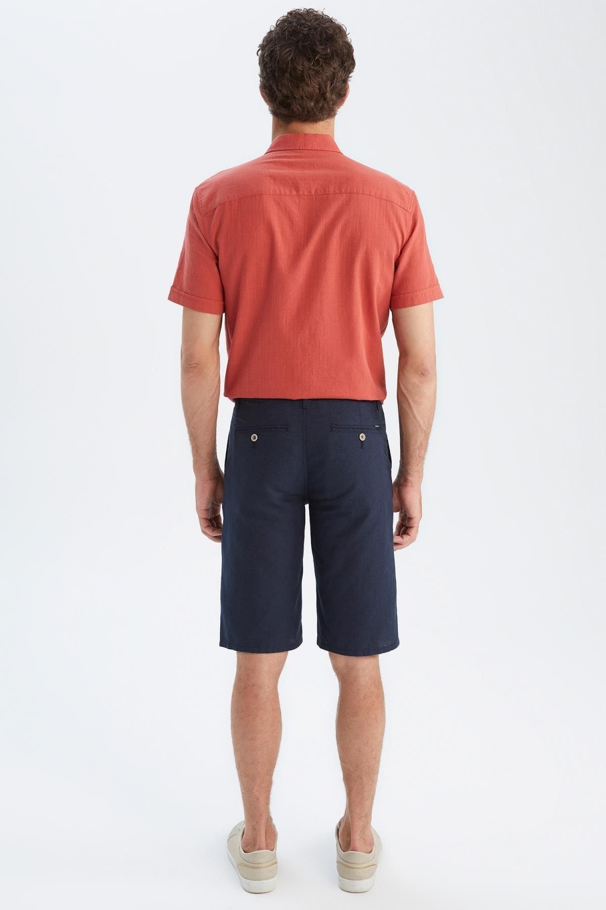 Defacto Shorts - Brown - Normal Waist - Trendyol
