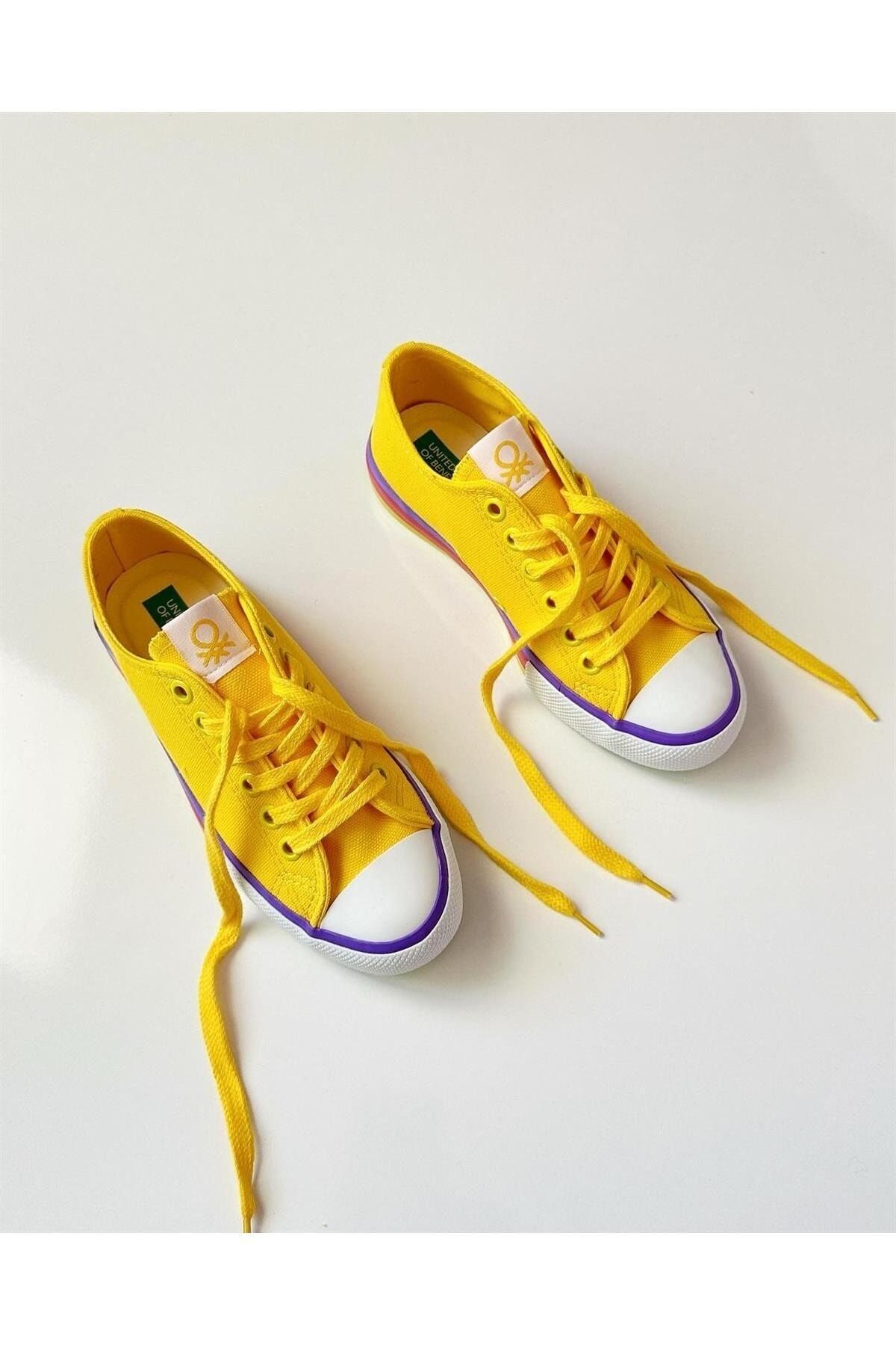 United colors of 2024 benetton yellow shoes