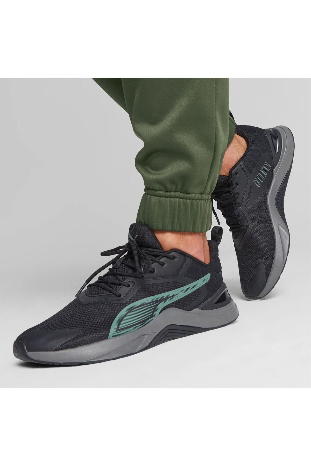 Puma black training shoes 2025