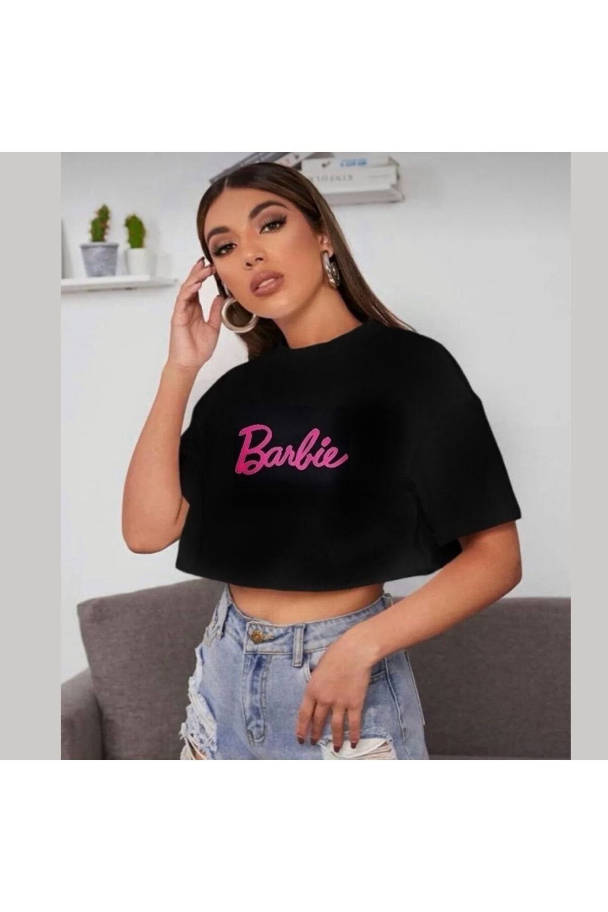 Barbie shirt clearance crop top