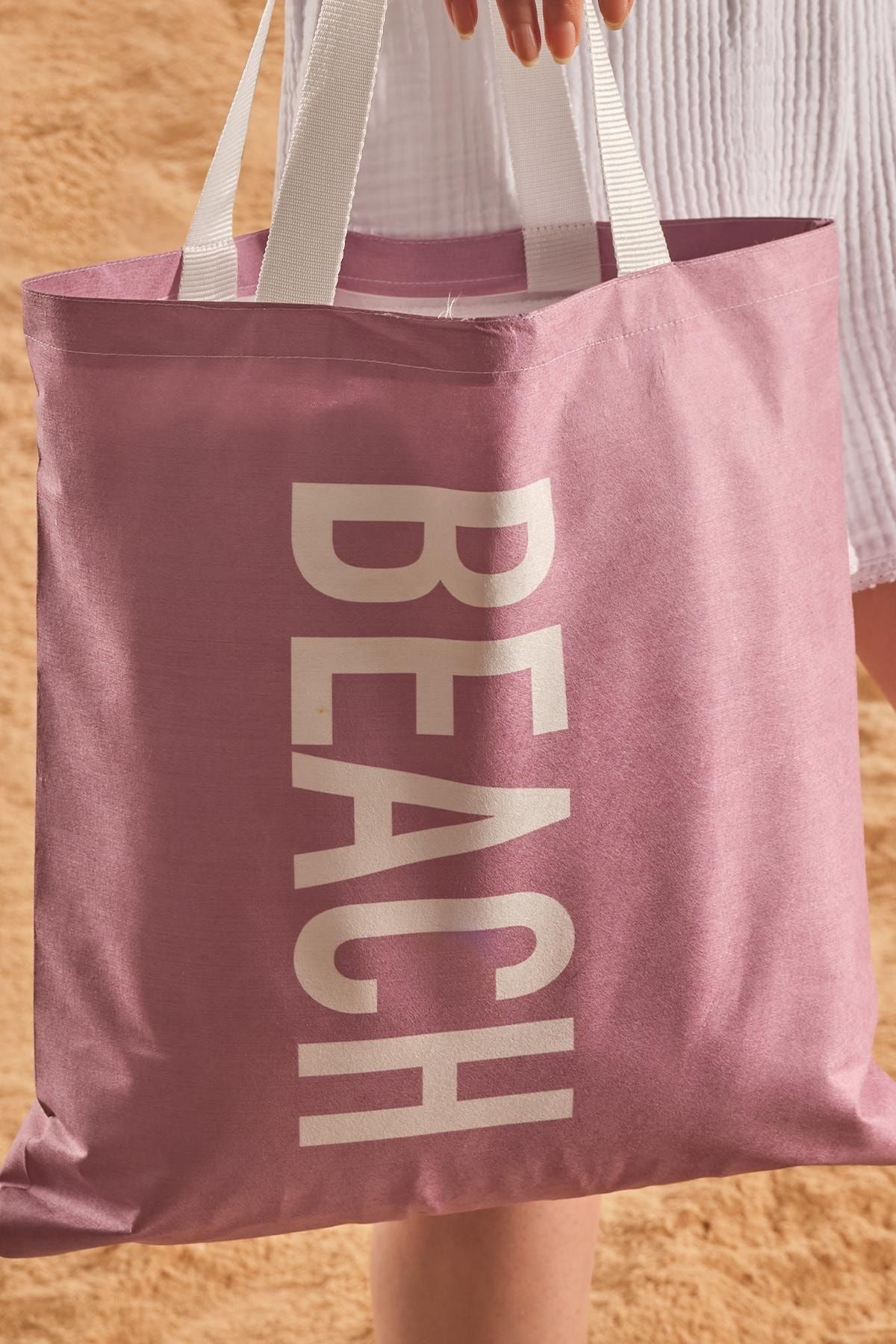 Znp Home-Beach Pattern Printed Beach Bag 2