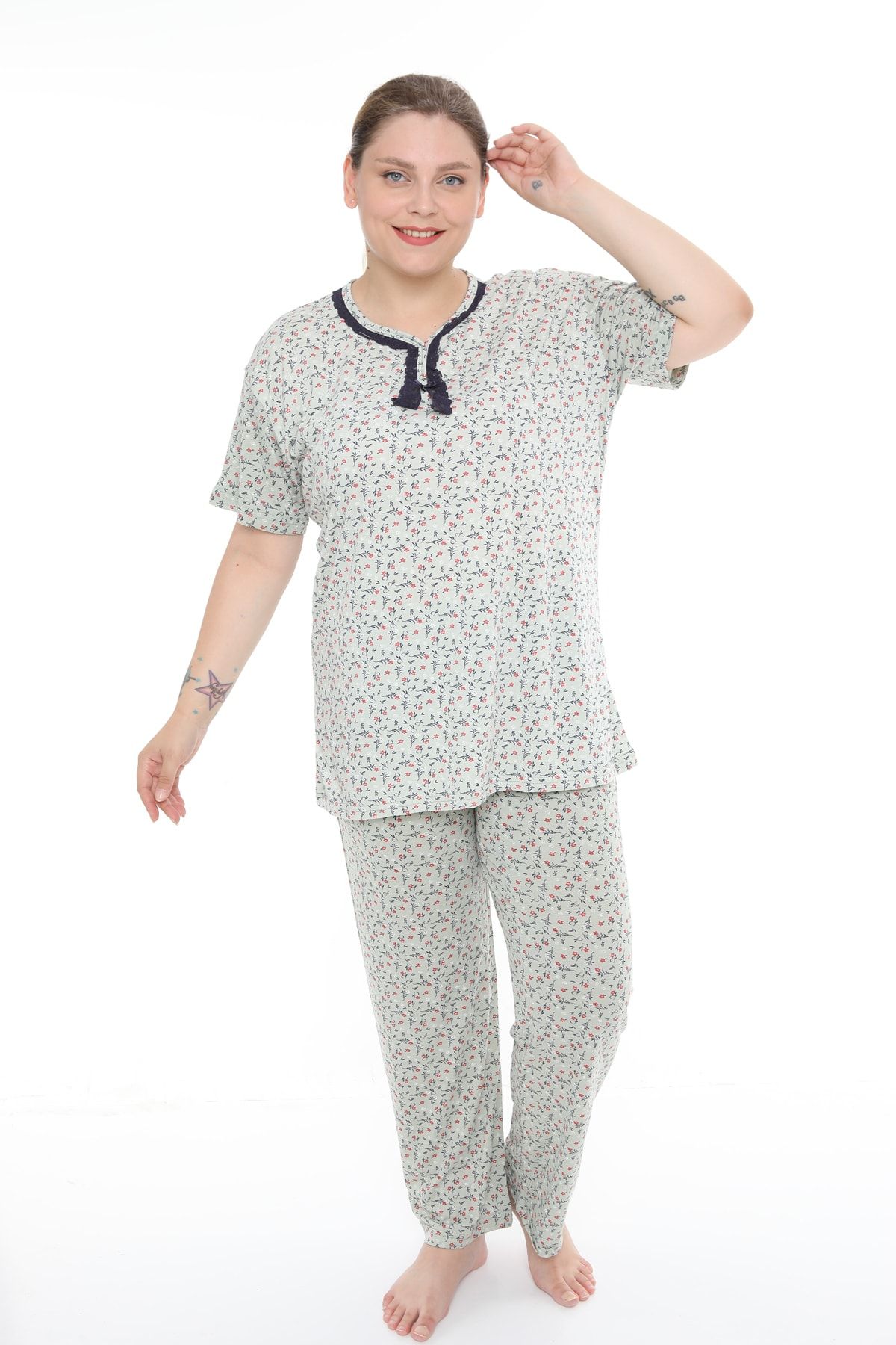 FAMES PİJAMA-Polyviscon supreme pajama set 3