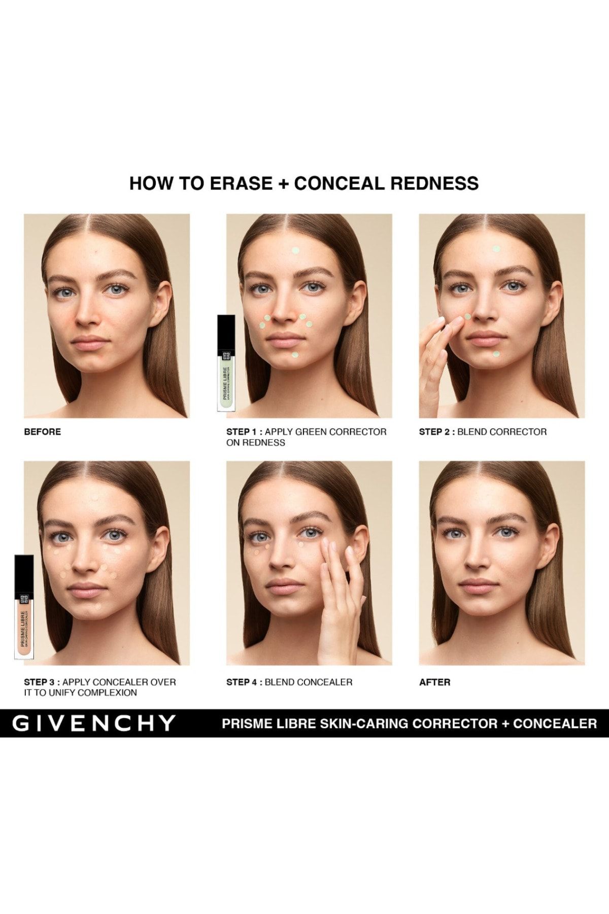 Givenchy رنگبرداری پوستی Prisme Libre با تصحیح کننده پوست 11 میلی لیتر