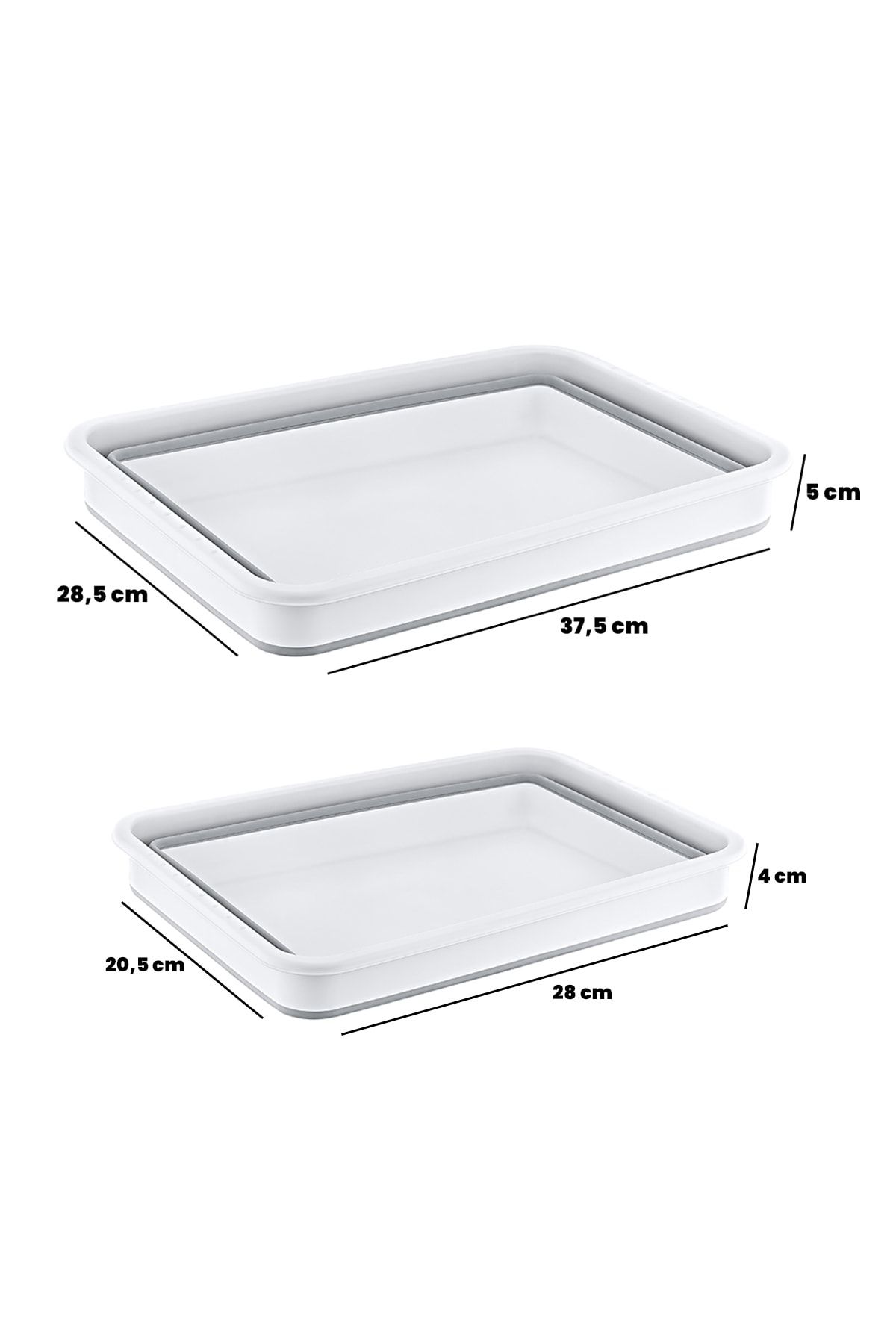 LİRAZON-Folding Basin Basin Accordion Foldable Multi-Purpose Basin Dowry Set 4