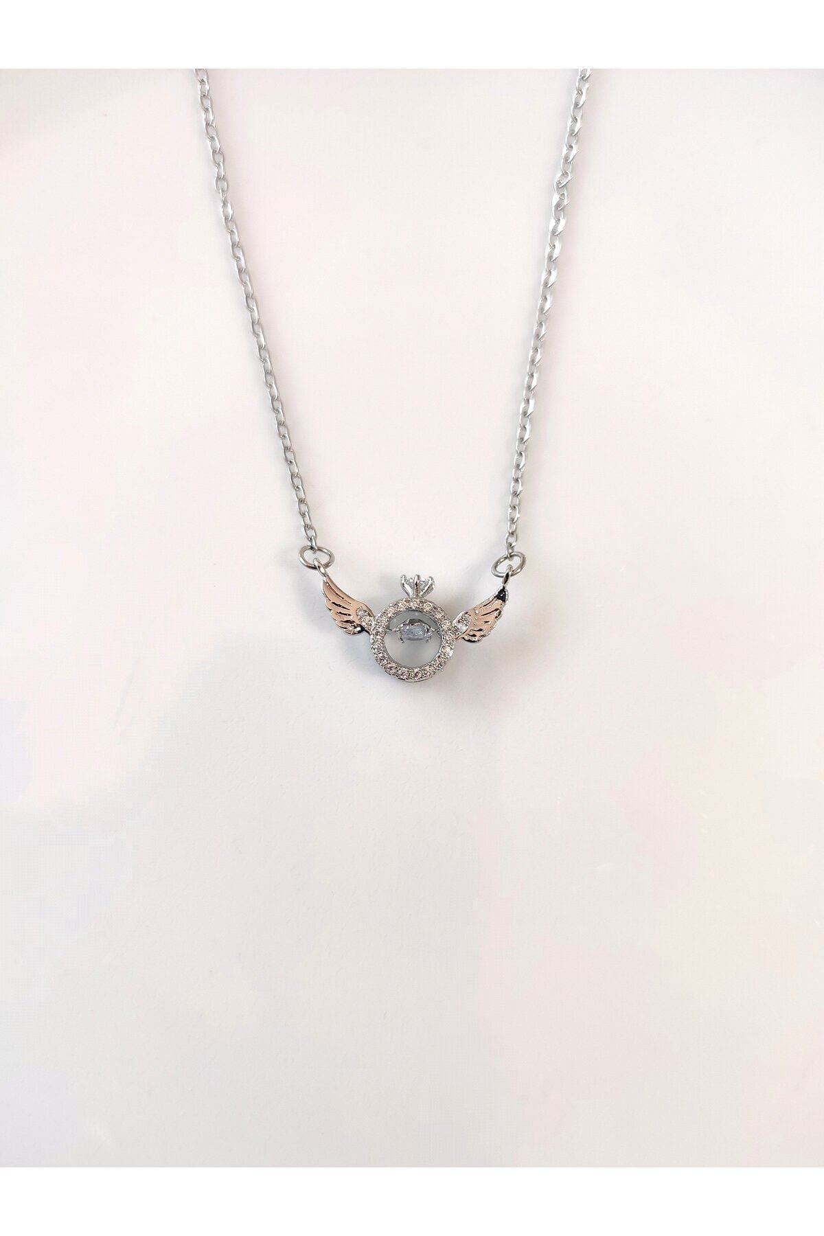 Ring with wings necklace sale