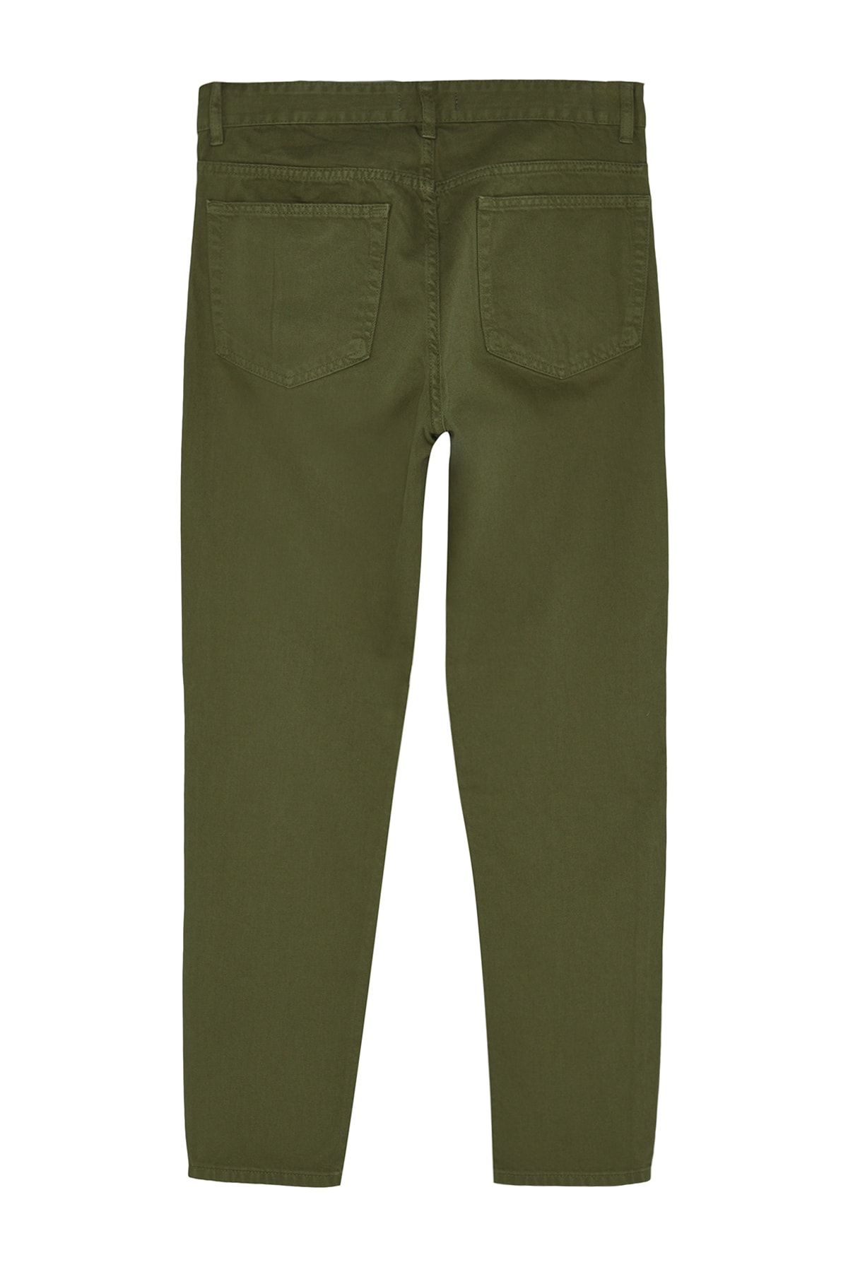 Trendyol Collection-Khaki 100 % Baumwolle Relax Fit Boyfriend Jeans Jeans TMNAW23JE00043 8