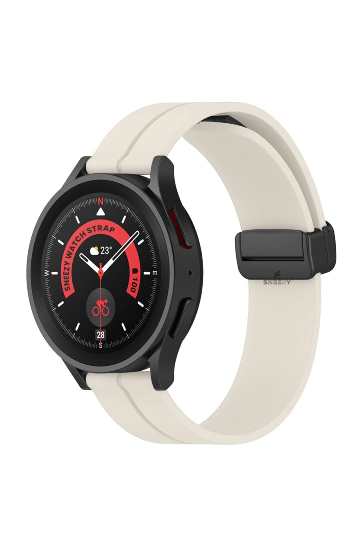 Samsung Gear S3 Frontier R760-S3 Classic R770 22mm Compatible Coastal Magnetic Buckle Silicone Cord