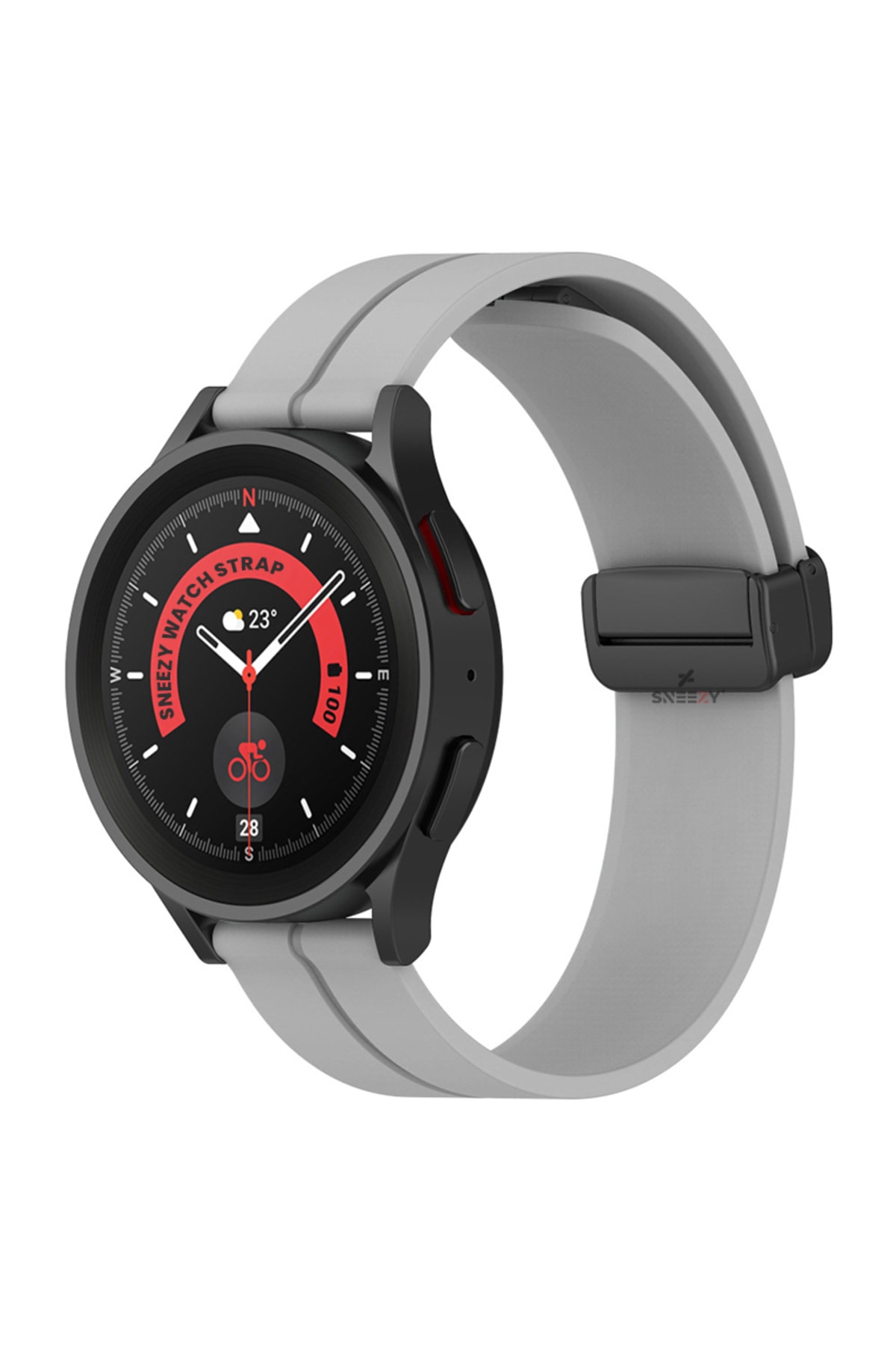 Samsung Gear S3 Frontier R760-S3 Classic R770 22mm Compatible Coastal Magnetic Buckle Silicone Cord