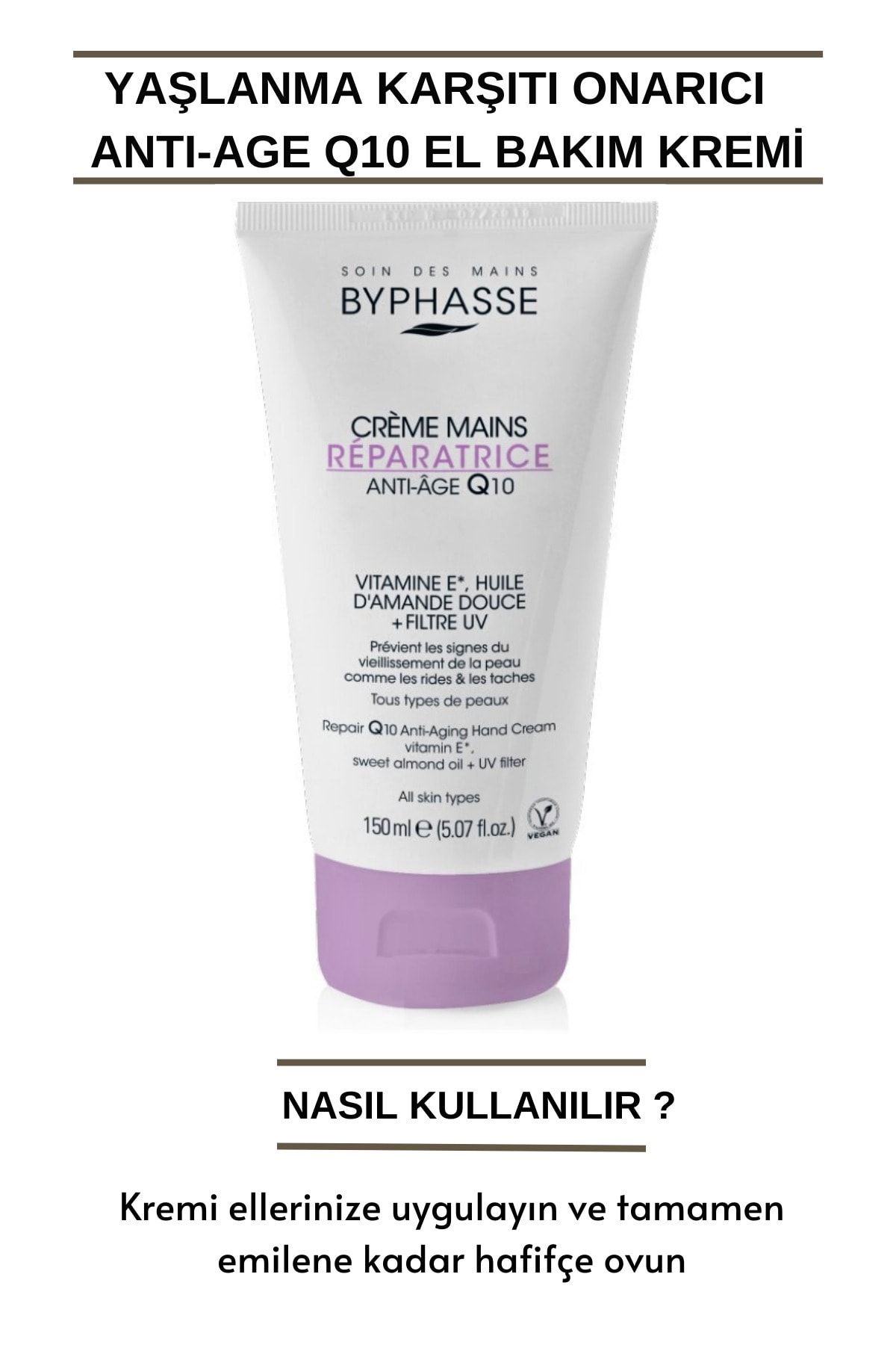 CRÈME MAINS RÉPARATRICE Q10 150ML