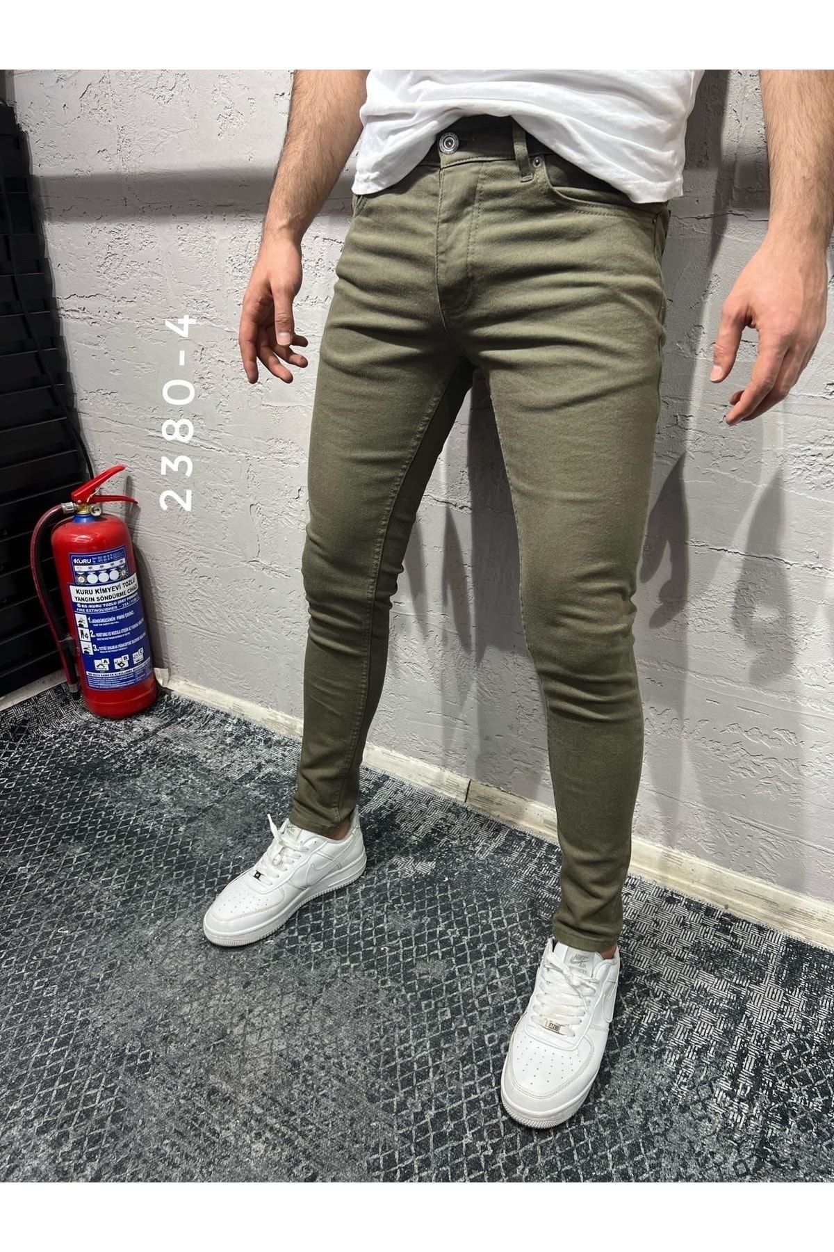 Jeans homme kaki outlet