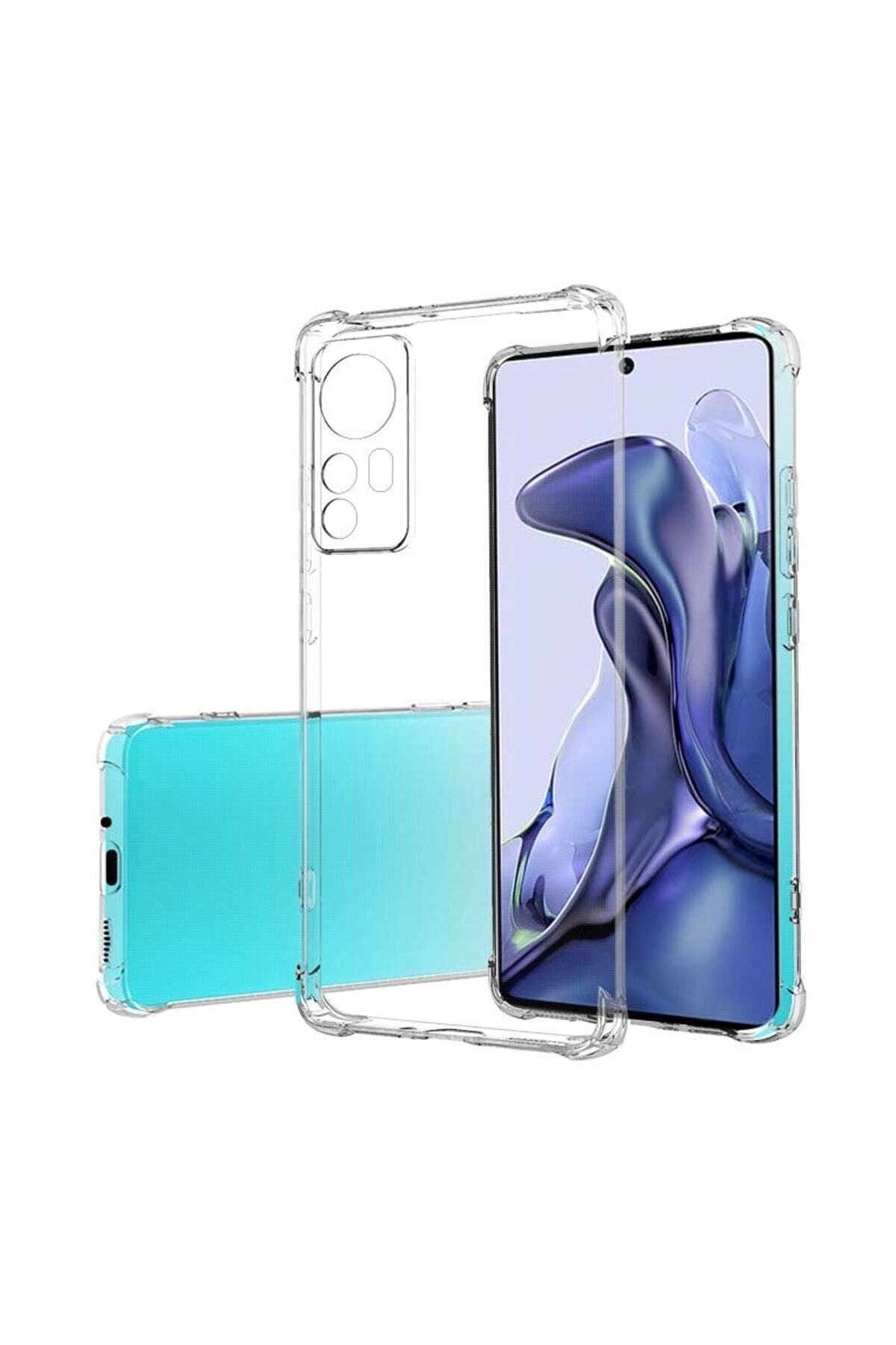 İnfinix Note 12 G88 Play Kapak Kamera Korumalı Airbag Antishock Köşe Korumalı Şeffaf Silikon Kılıf