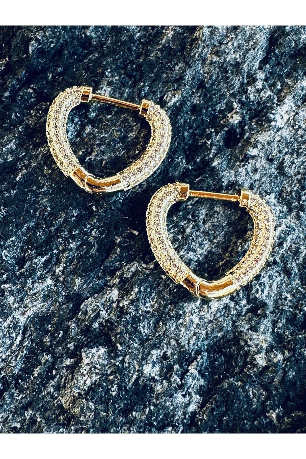 Swarovski gold hoop earrings top