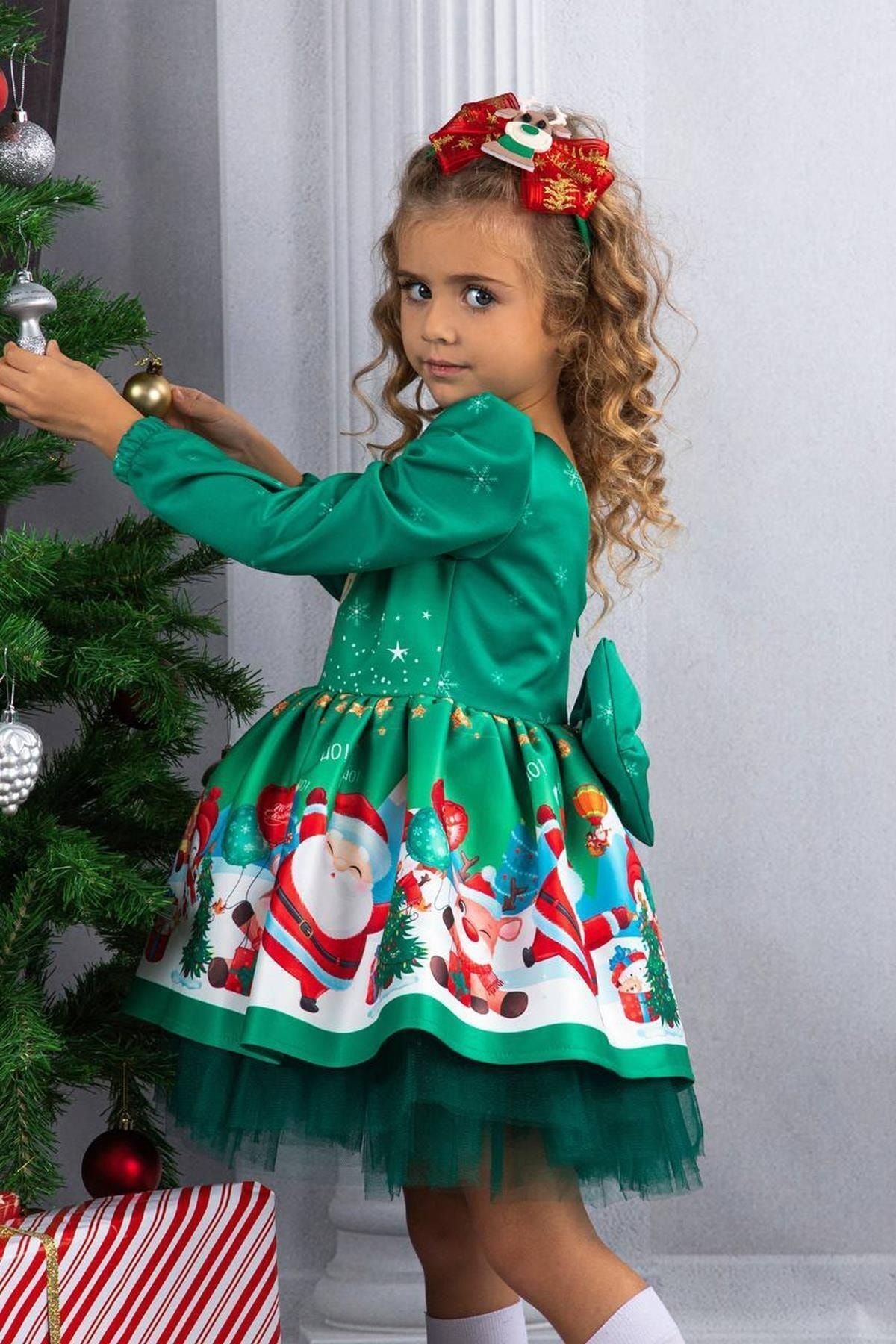 Green xmas dress 2025
