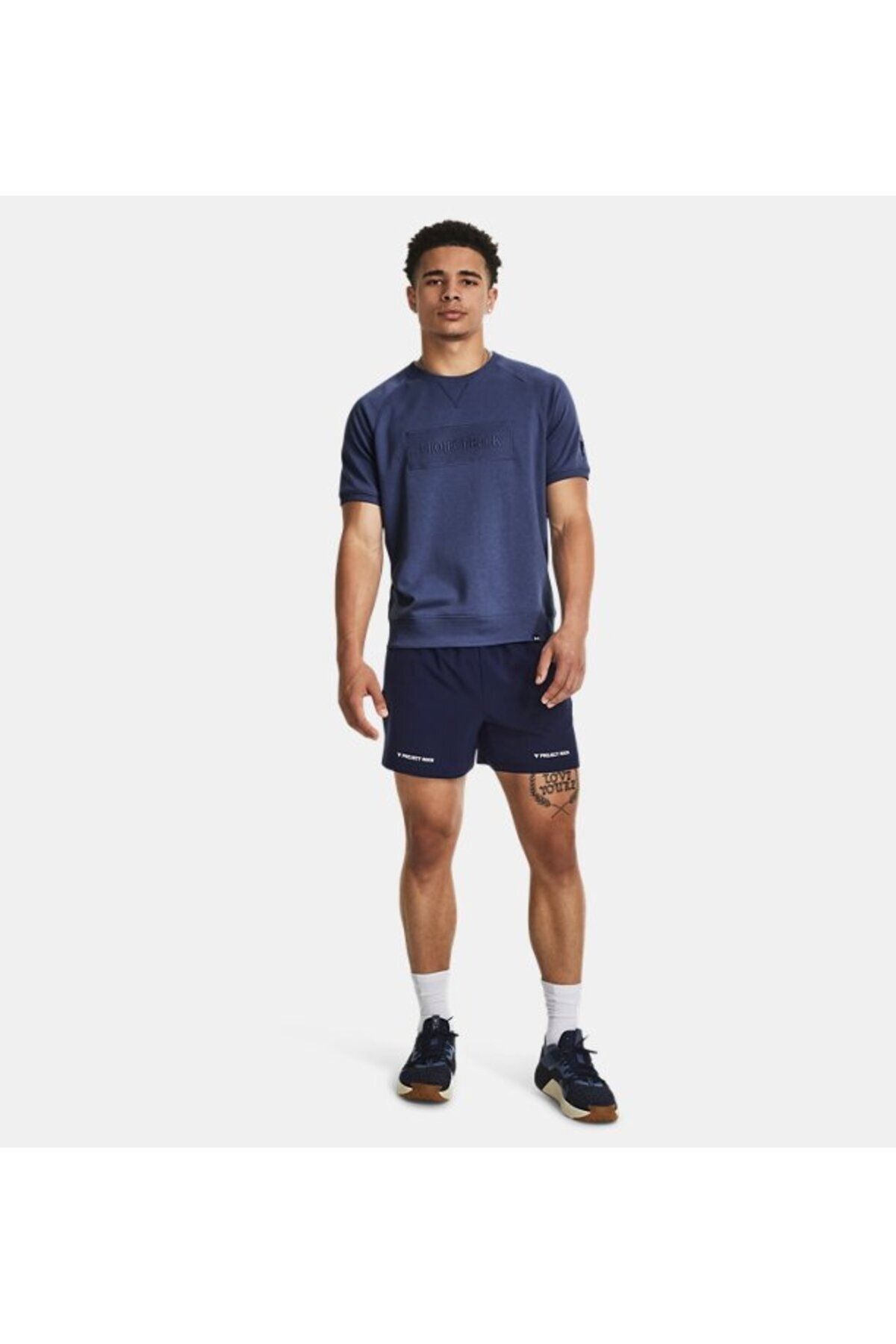 تی شرت آبی مردانه پروژه راک تری سالن ورزشی 1380177 480 Under Armour