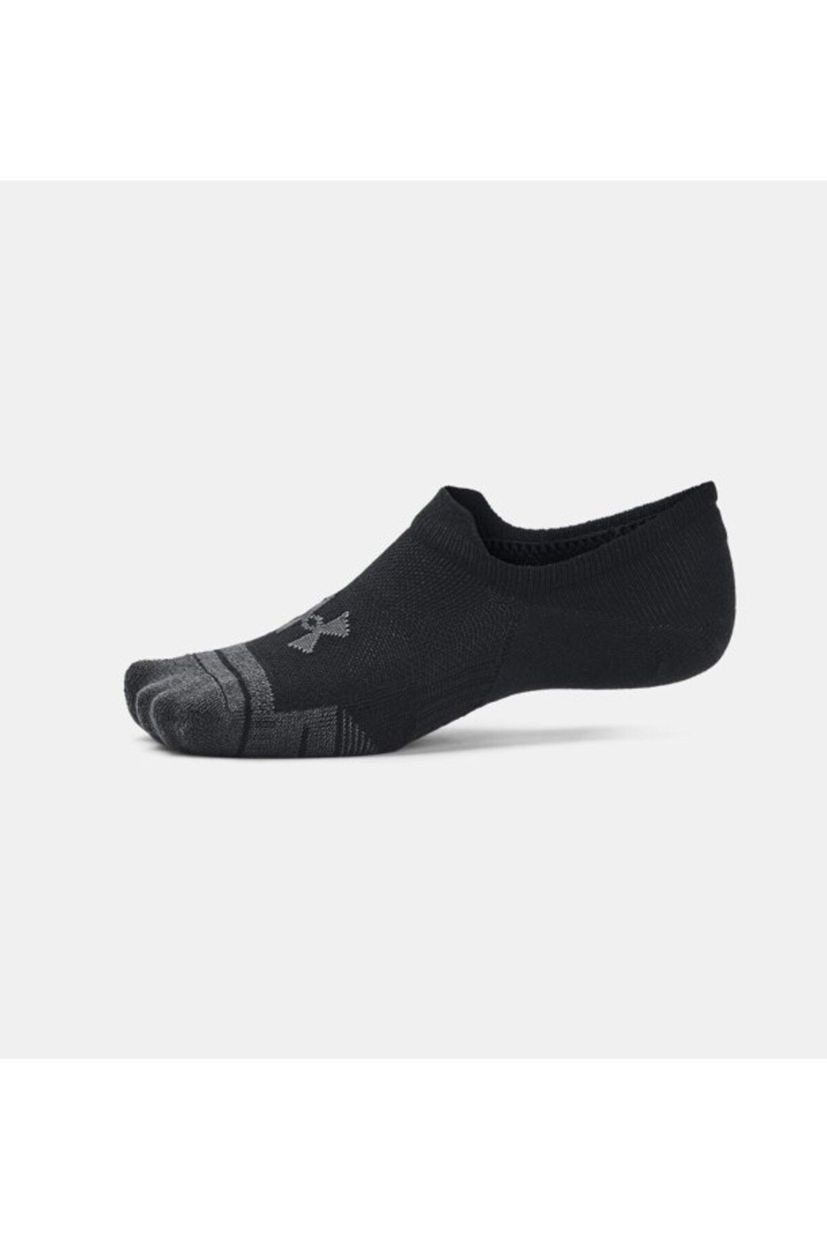 جوراب مشکی مردانه و زنانه UA Performance Tech 3 Pack Ultra Low Tab Socks 1379502 001 Under Armour