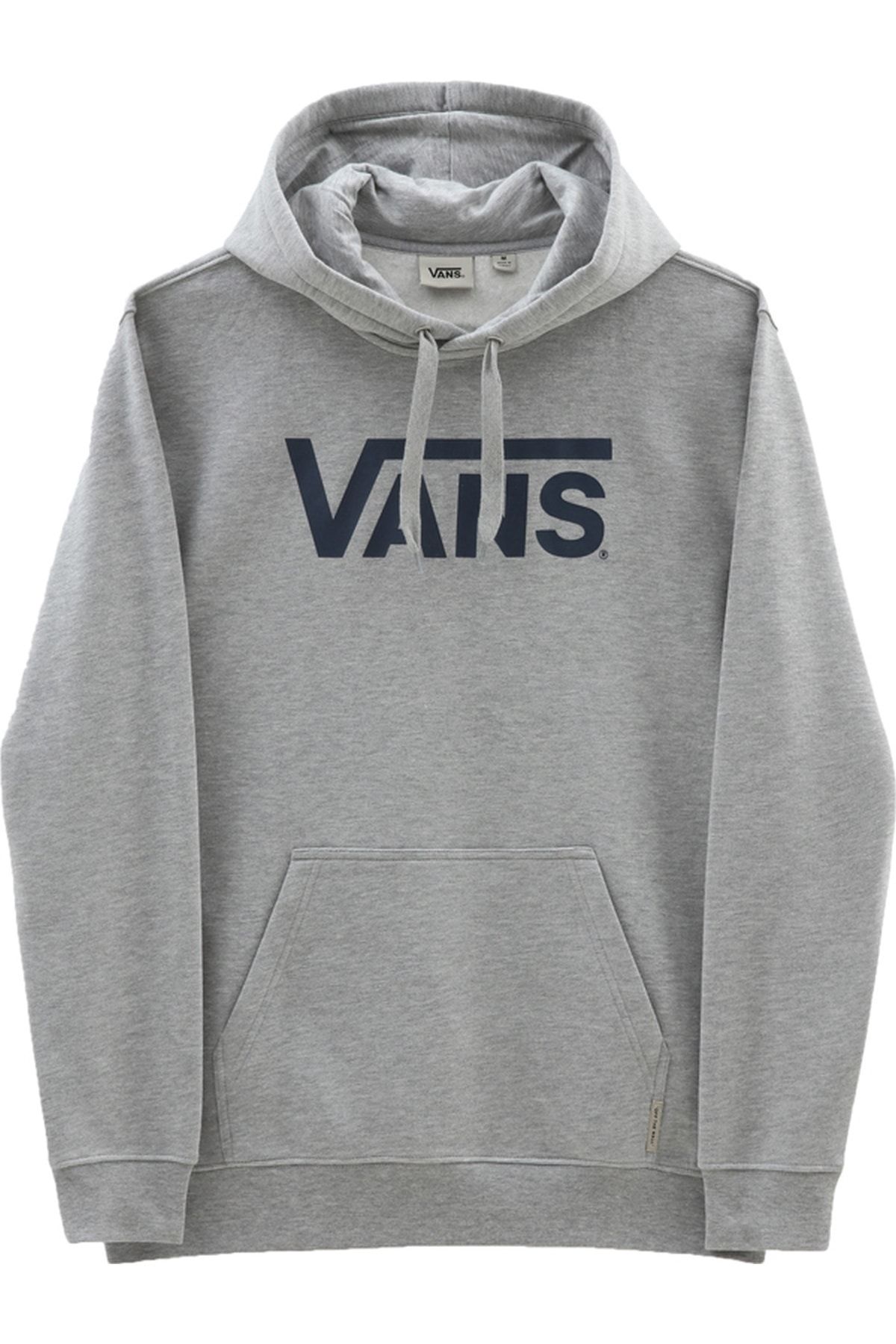 Classic Vans Po B Erkek Sweatshirt VN0A7Y3X Gri