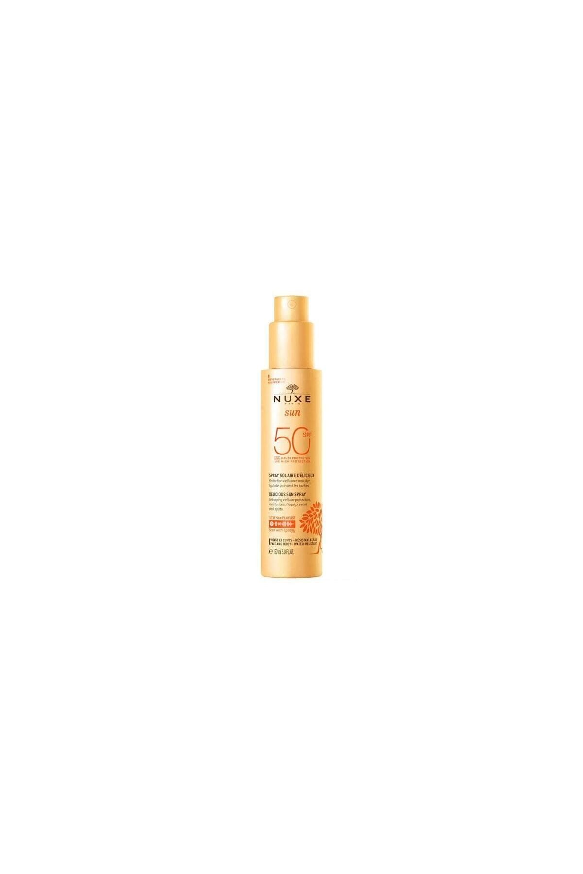 Nuxe ضدآفتاب اسپری SPF 50 بدن و صورت با روغن شیرین 150 میلی لیتر