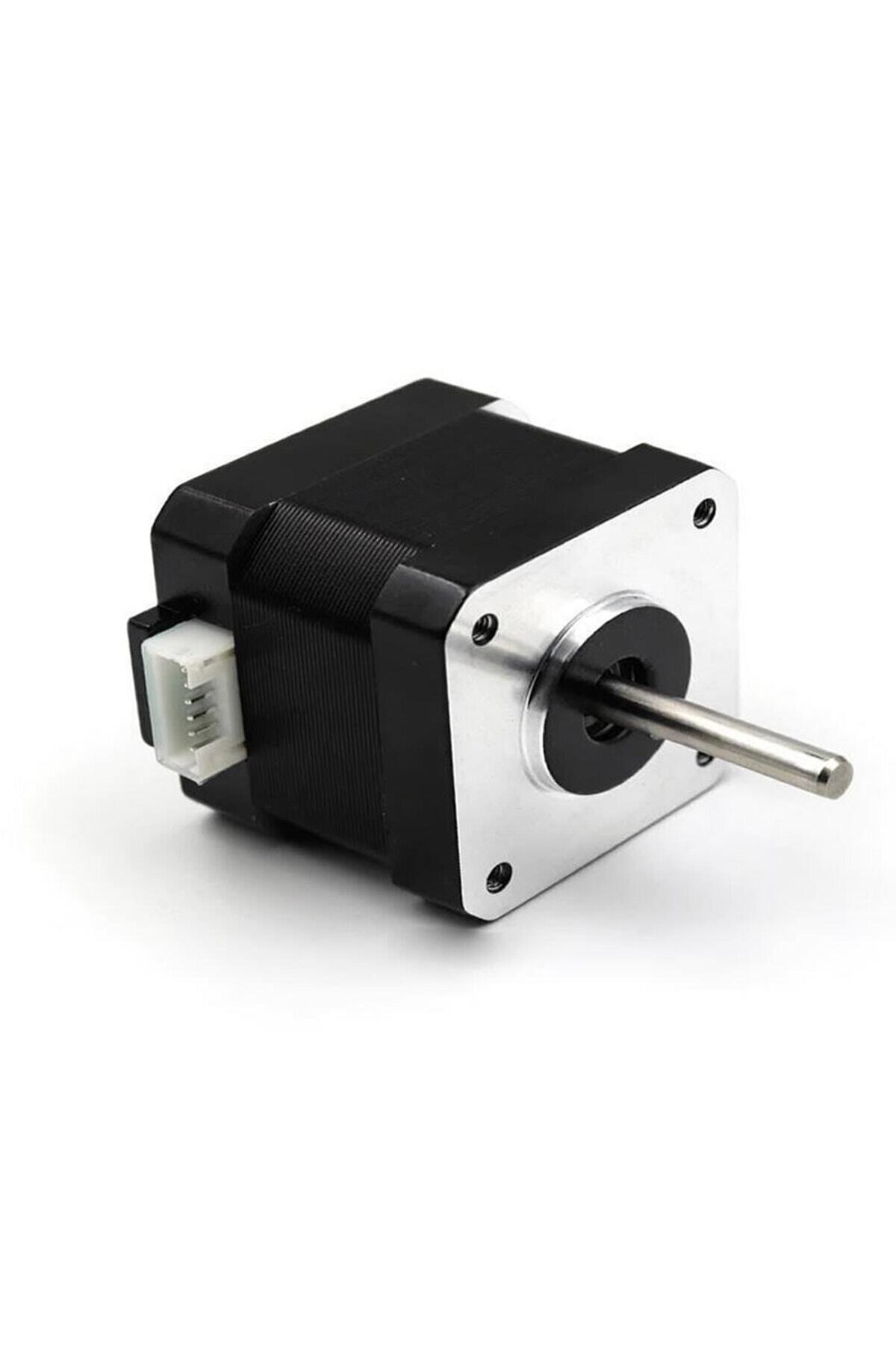 Nema 17 Step Motor 1.5a 0.4nm D Mil 2 Faz 1.5a 1.8 Derece 200 Adım 3d Yazıcı Printer 4