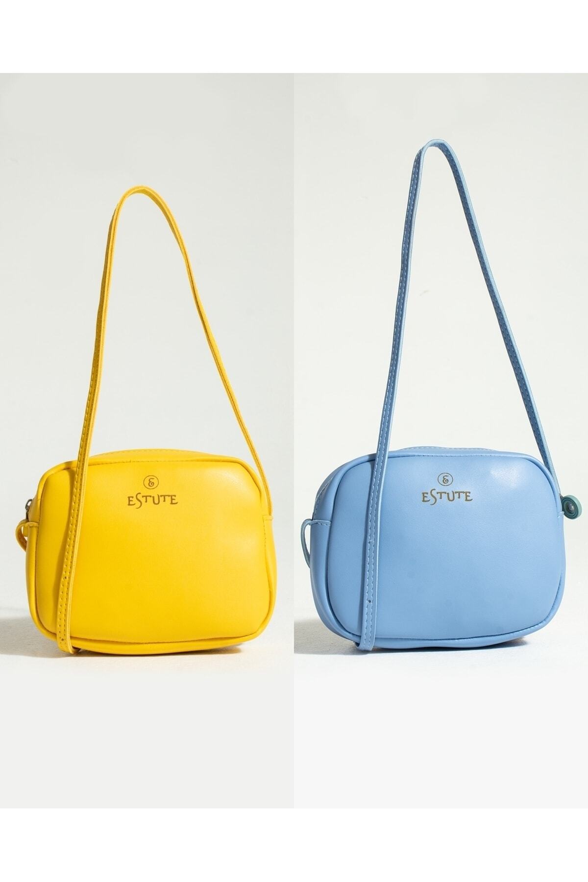 Women's 2 Pack Bag Crossbody Zipper Adjustable Strap Summer Hand and Shoulder Bag