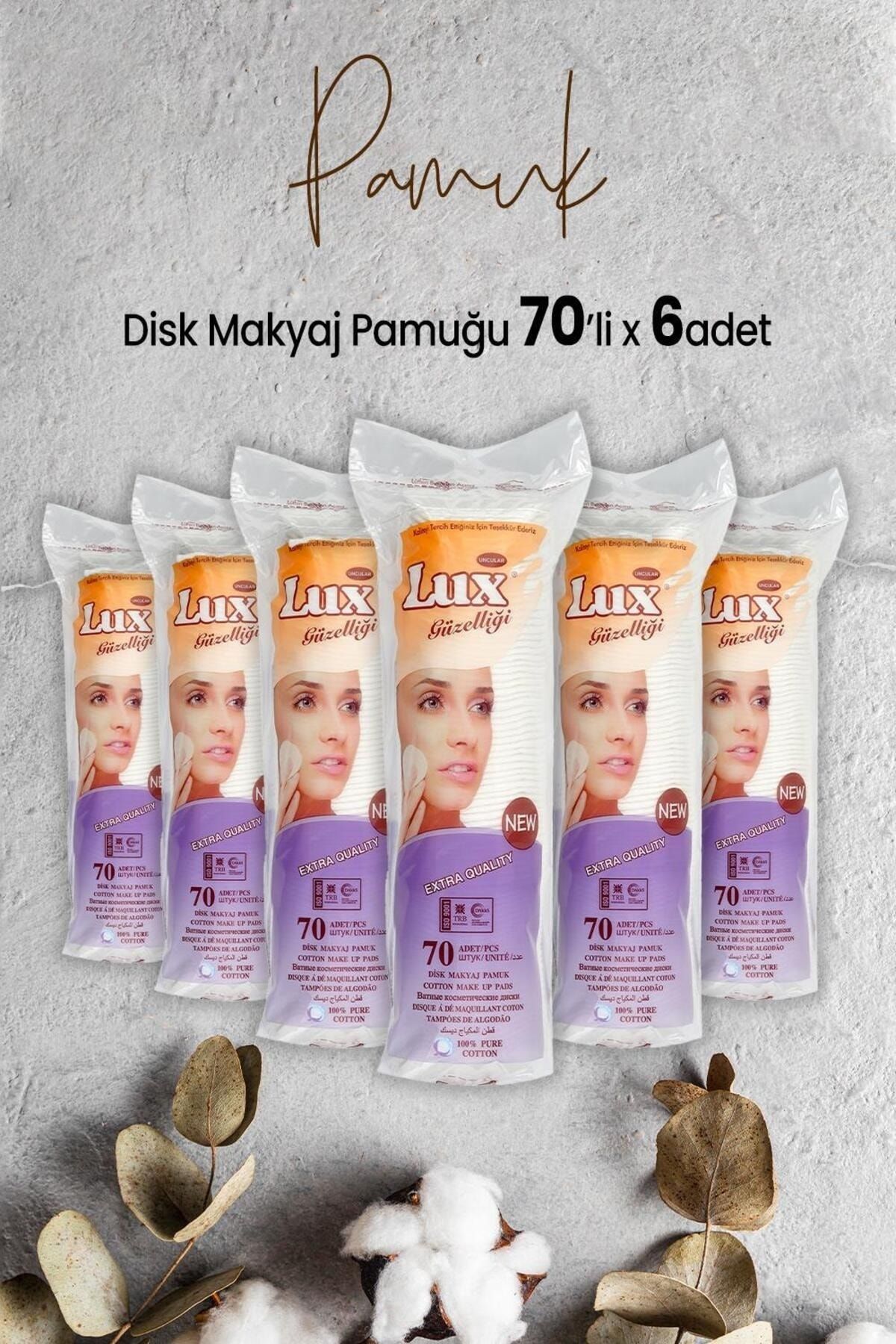 Disk Makyaj Pamuğu 70'li x 6 Adet