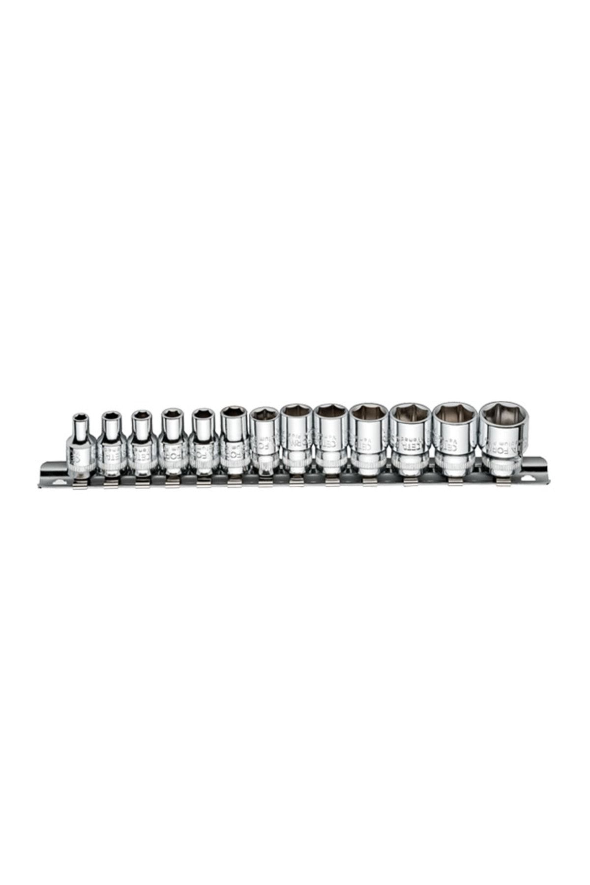 CETA FORM-C02-Rh13 1/4' 6 Corner Socket Set - 13 Pieces 1