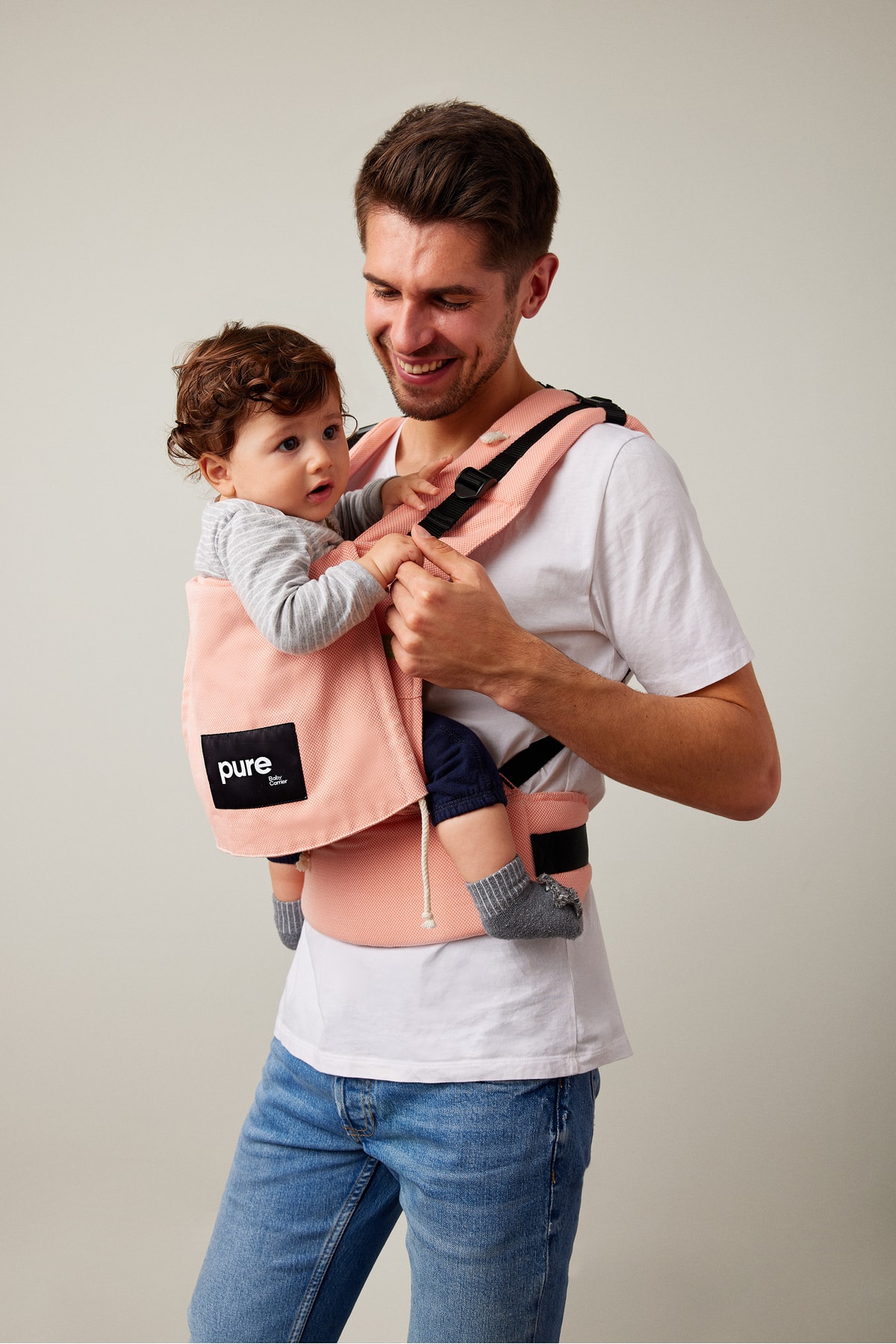 Pure Carrier Bebek Taşıyıcı - Ergonomik Bebek Kangurusu - Bebek Taşıyıcı Taşıma Kangurusu fotoğrafı 3 (önizleme)