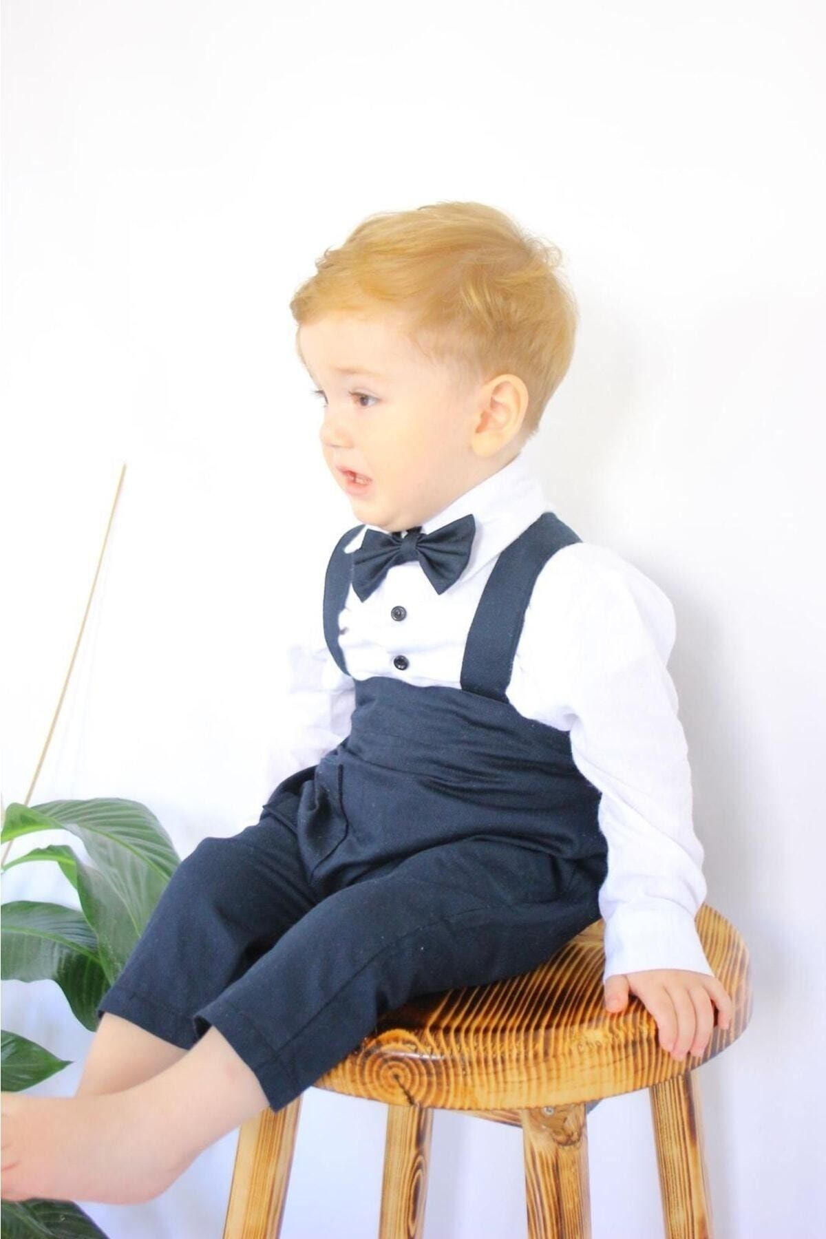 Poplinkids Lacivert Salopet Takım   149