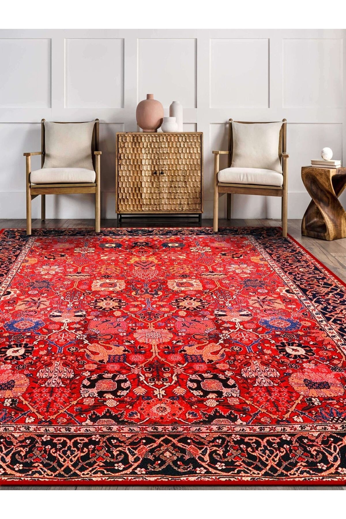 The Rug Collective Vintage Desen Kırmızı Salon Halısı Fiyatı, Yorumları