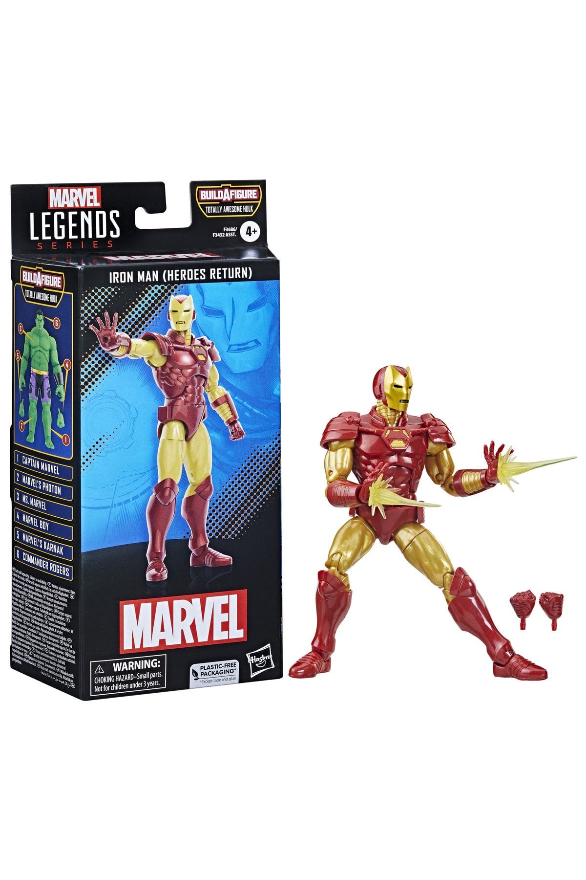 Hasbro marvel shop legends iron man
