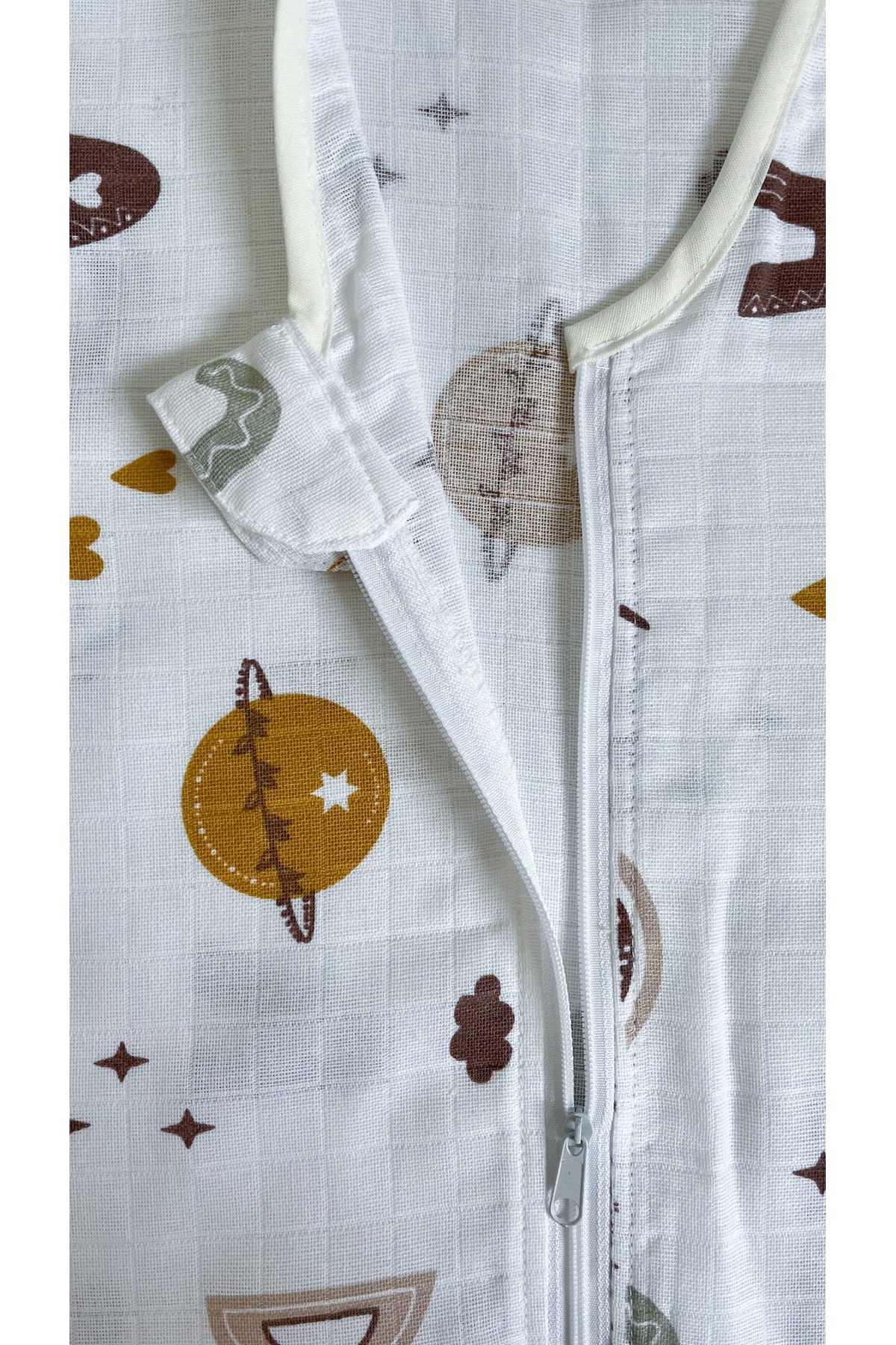 LUCEAT&PAMPER Müslin Kumaş Tek Katlı Yazlık Unisex 0,5 Tog Uyku Tulumu fotoğrafı 5 (önizleme)