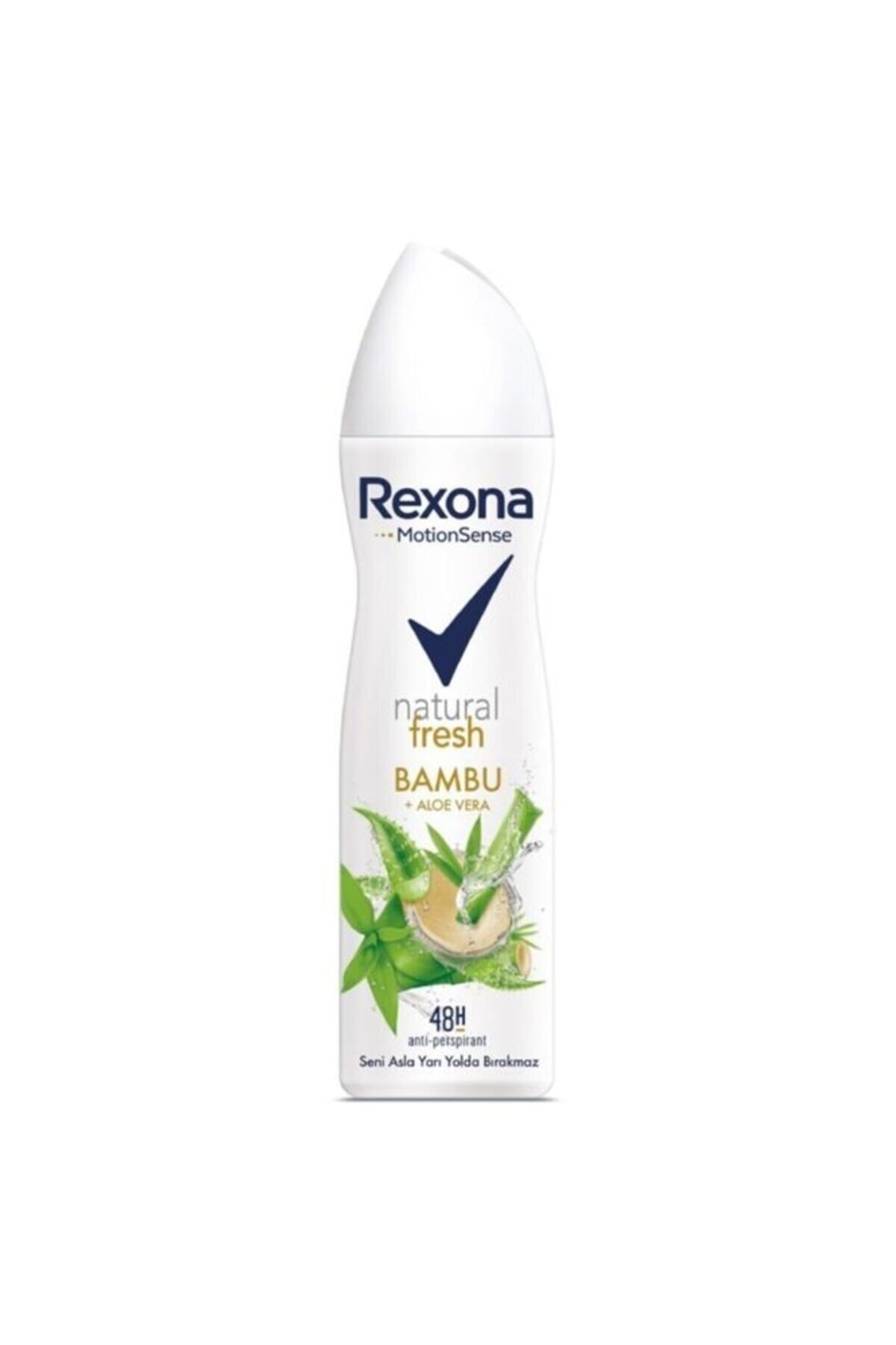 اسپری دئودورانت طبیعی Natural Fresh بامبو تازه آلوئه ورا 150 میل رکسونا Rexona